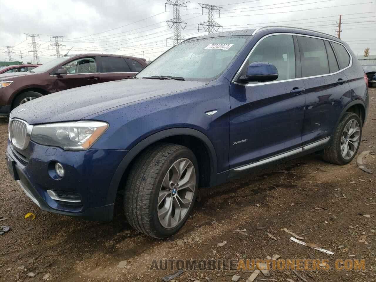 5UXWX9C59F0D62419 BMW X3 2015