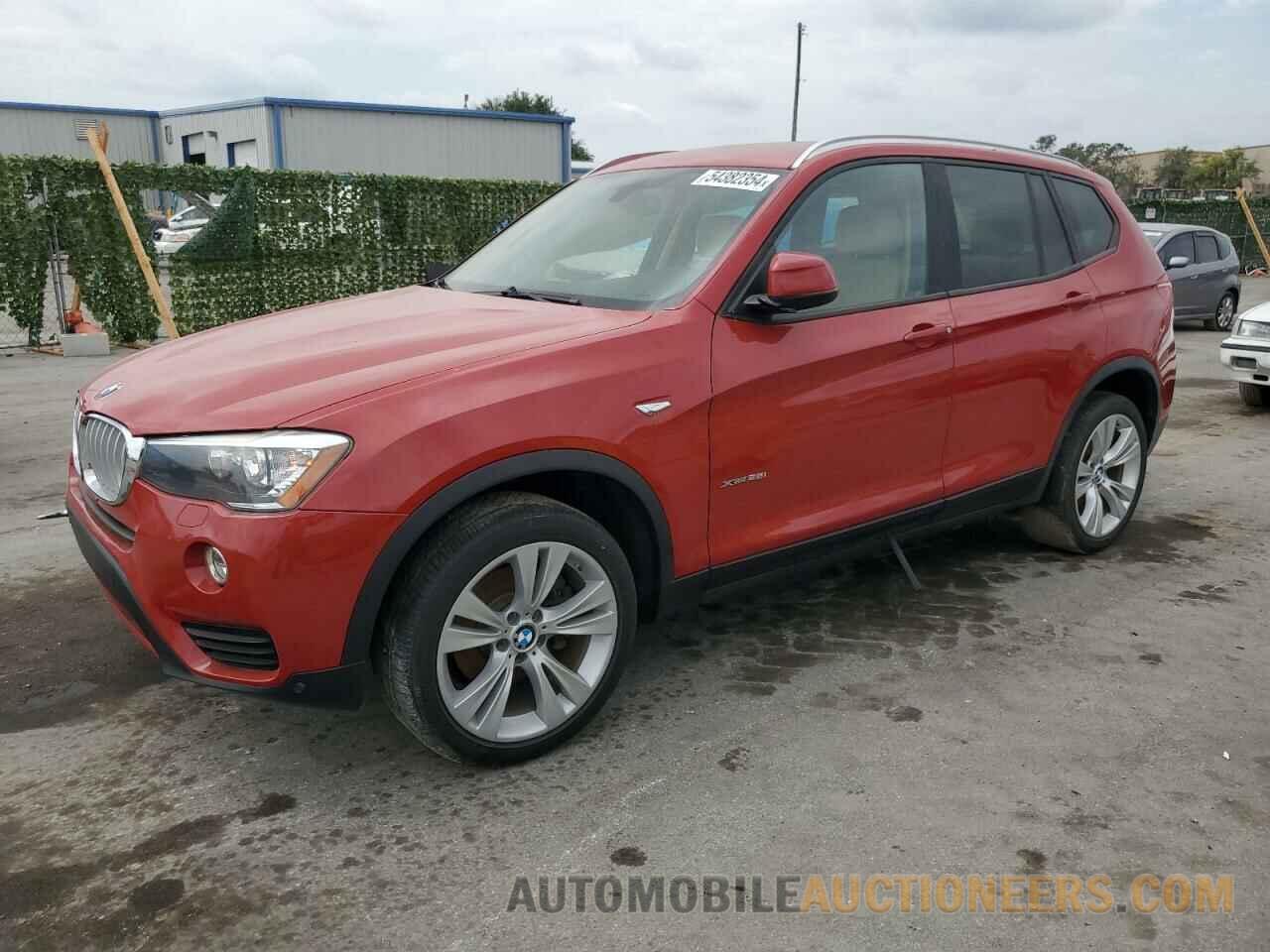 5UXWX9C59G0D63832 BMW X3 2016