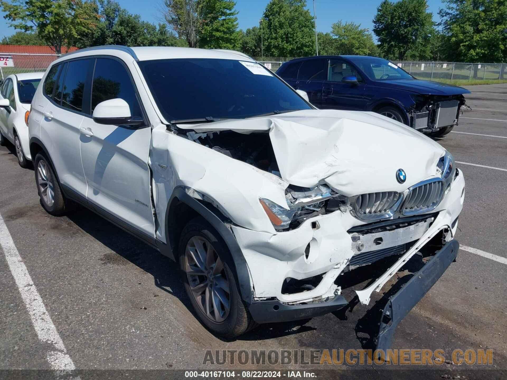 5UXWX9C59G0D66472 BMW X3 2016