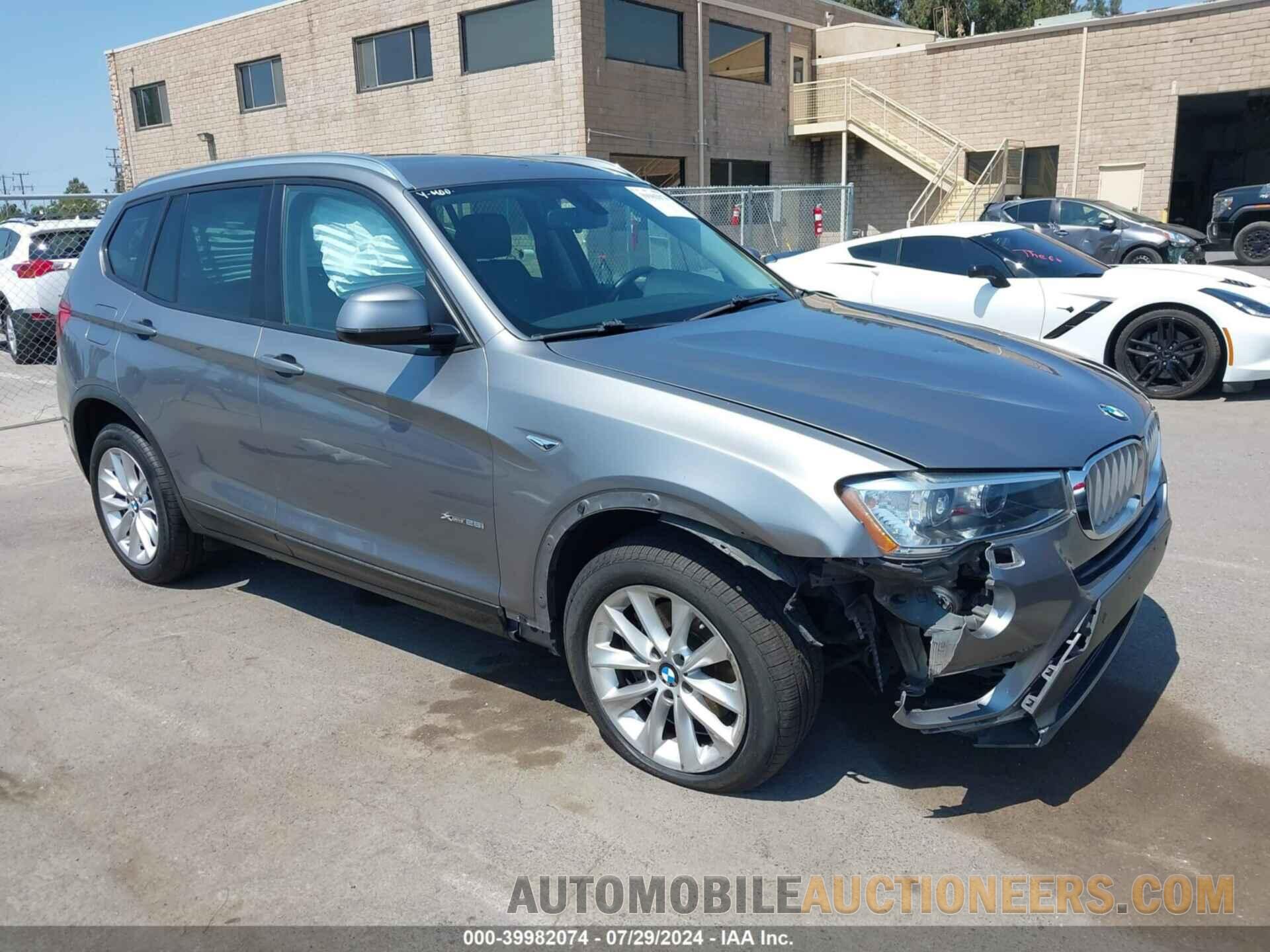 5UXWX9C59G0D70702 BMW X3 2016