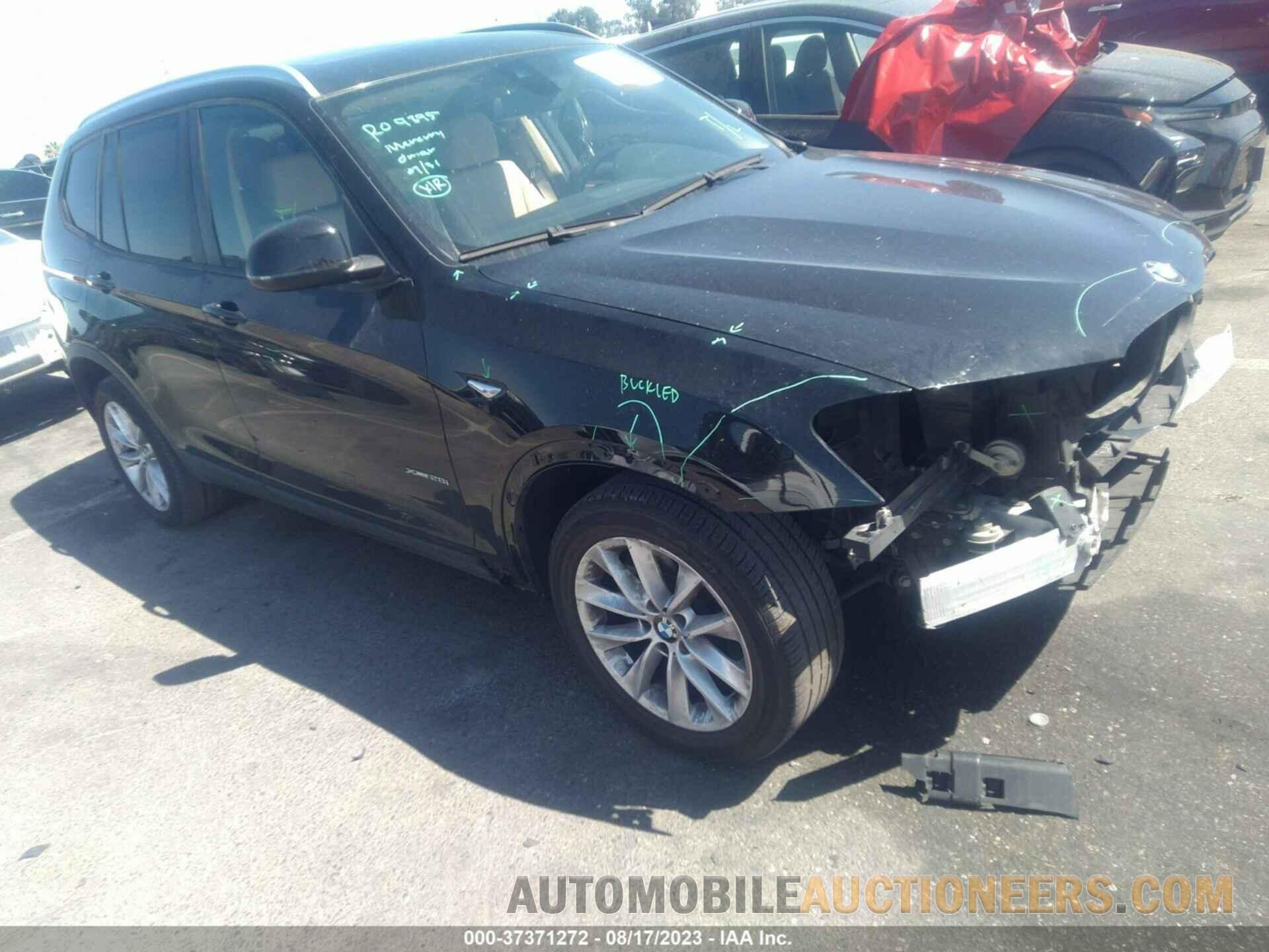 5UXWX9C59G0D71543 BMW X3 2016