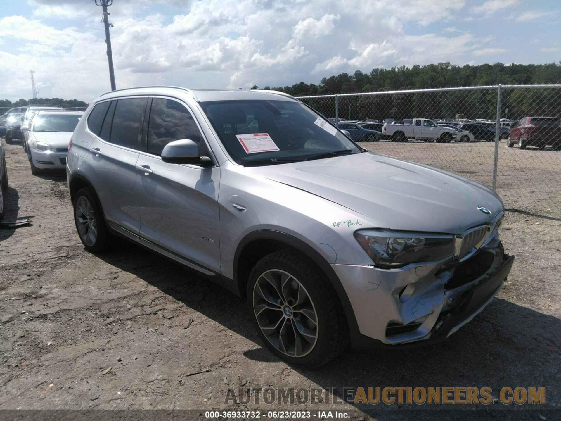 5UXWX9C59G0D73020 BMW X3 2016