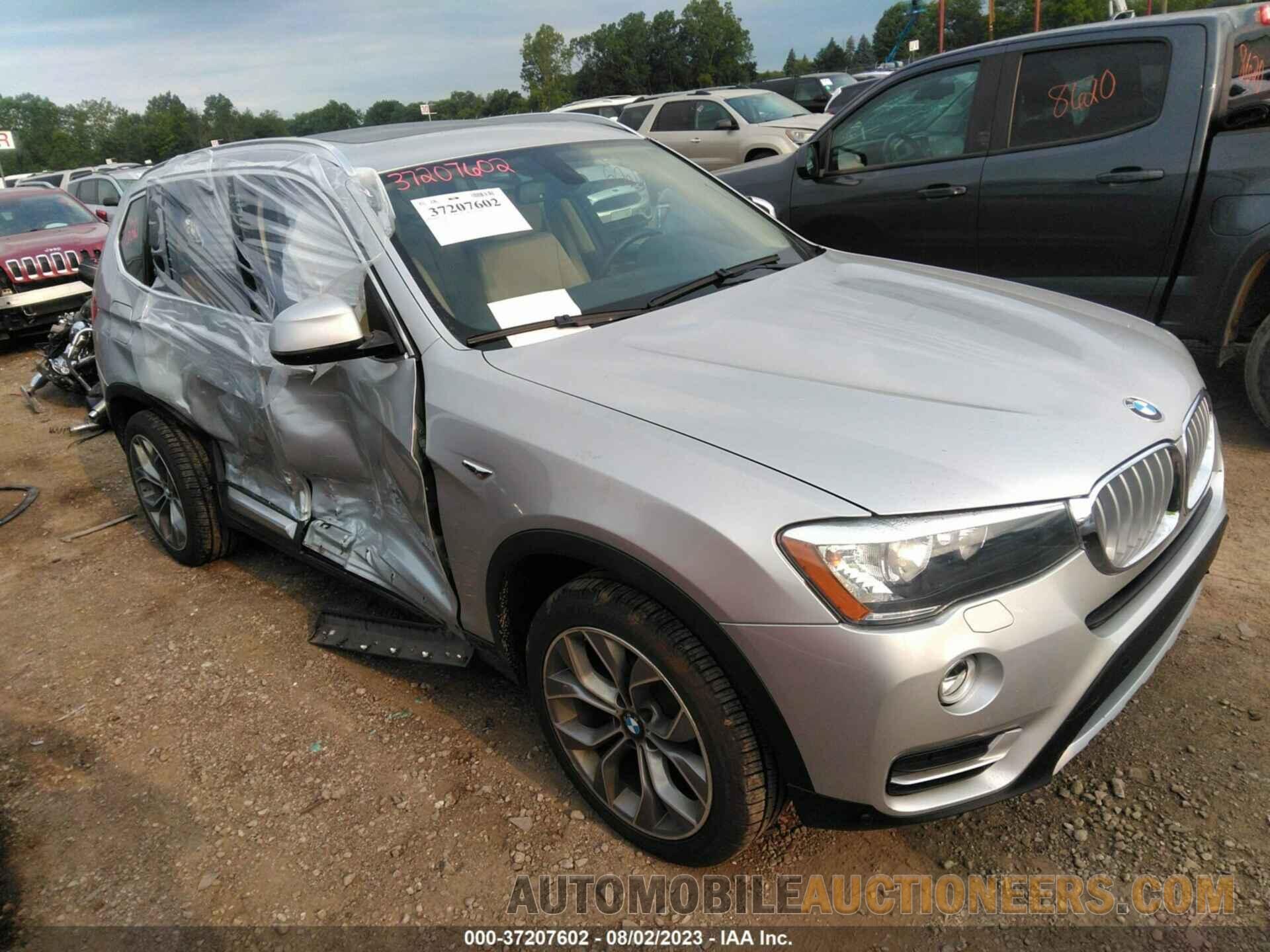 5UXWX9C59G0D80310 BMW X3 2016