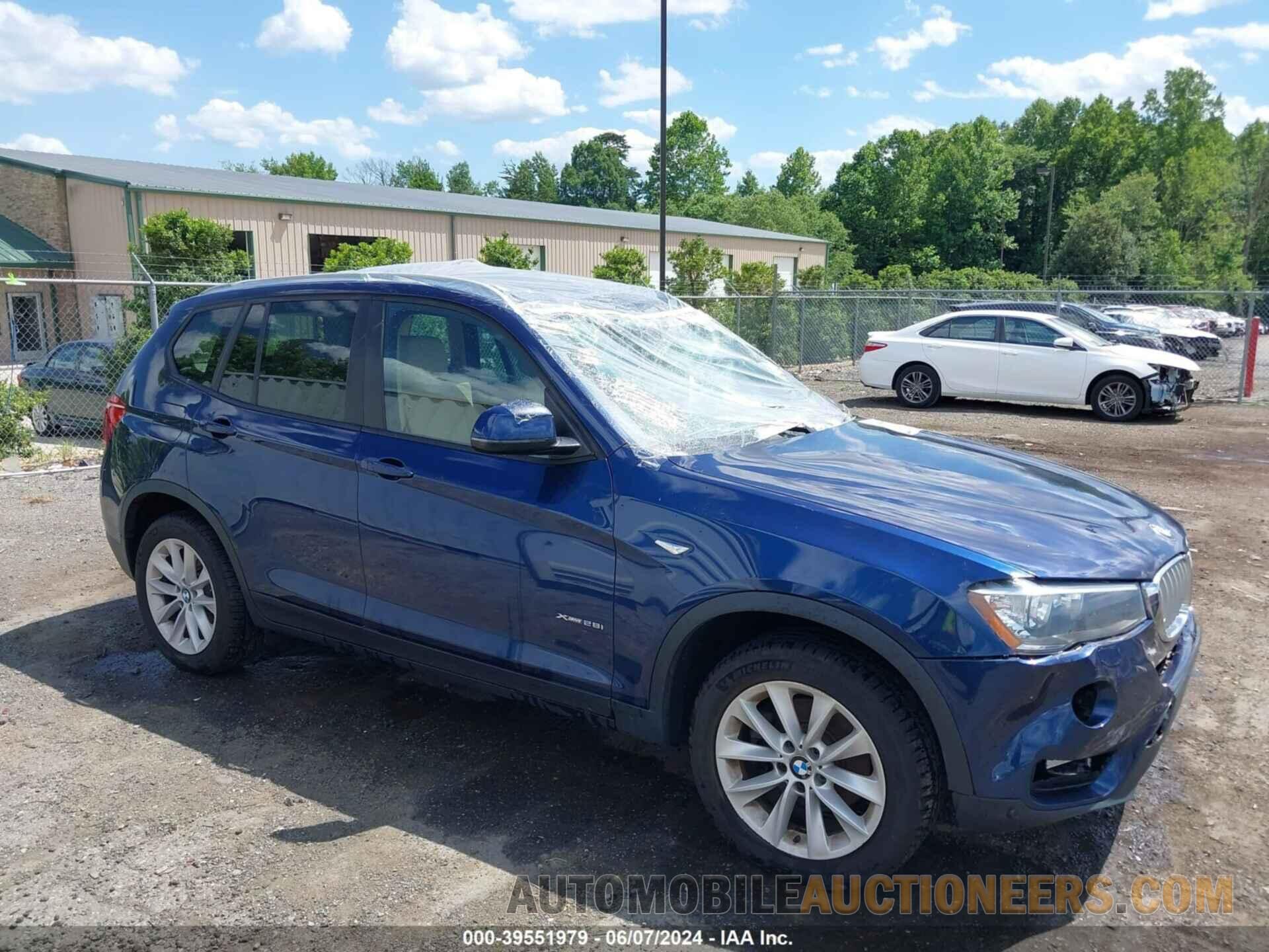 5UXWX9C59G0D80873 BMW X3 2016