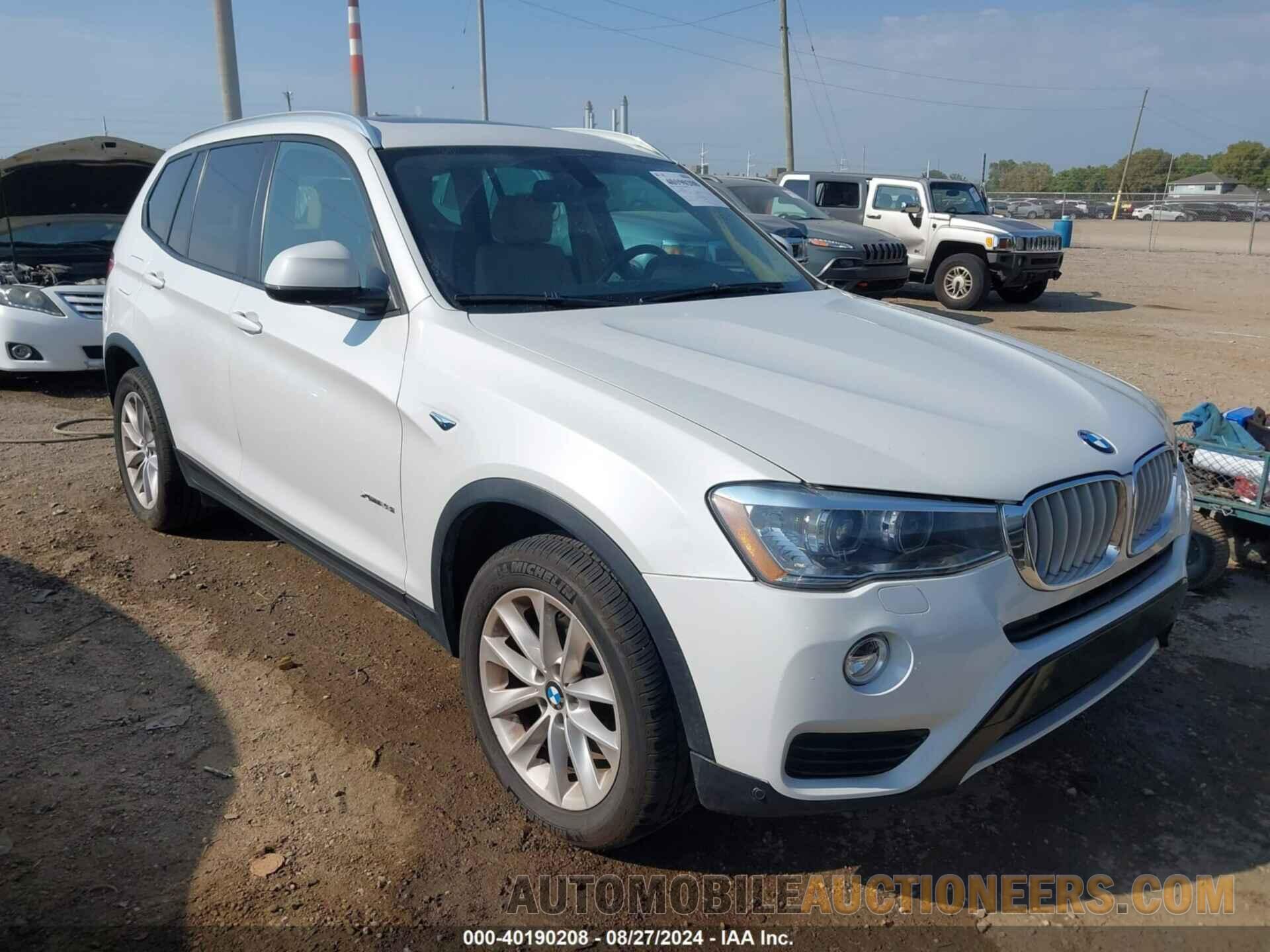 5UXWX9C59G0D81540 BMW X3 2016