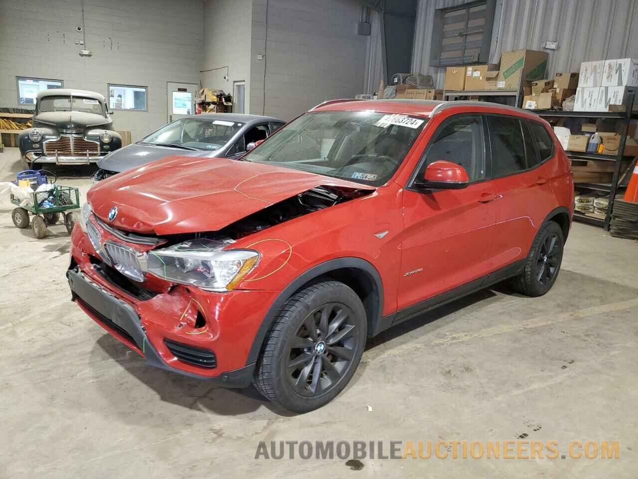 5UXWX9C59G0D86933 BMW X3 2016