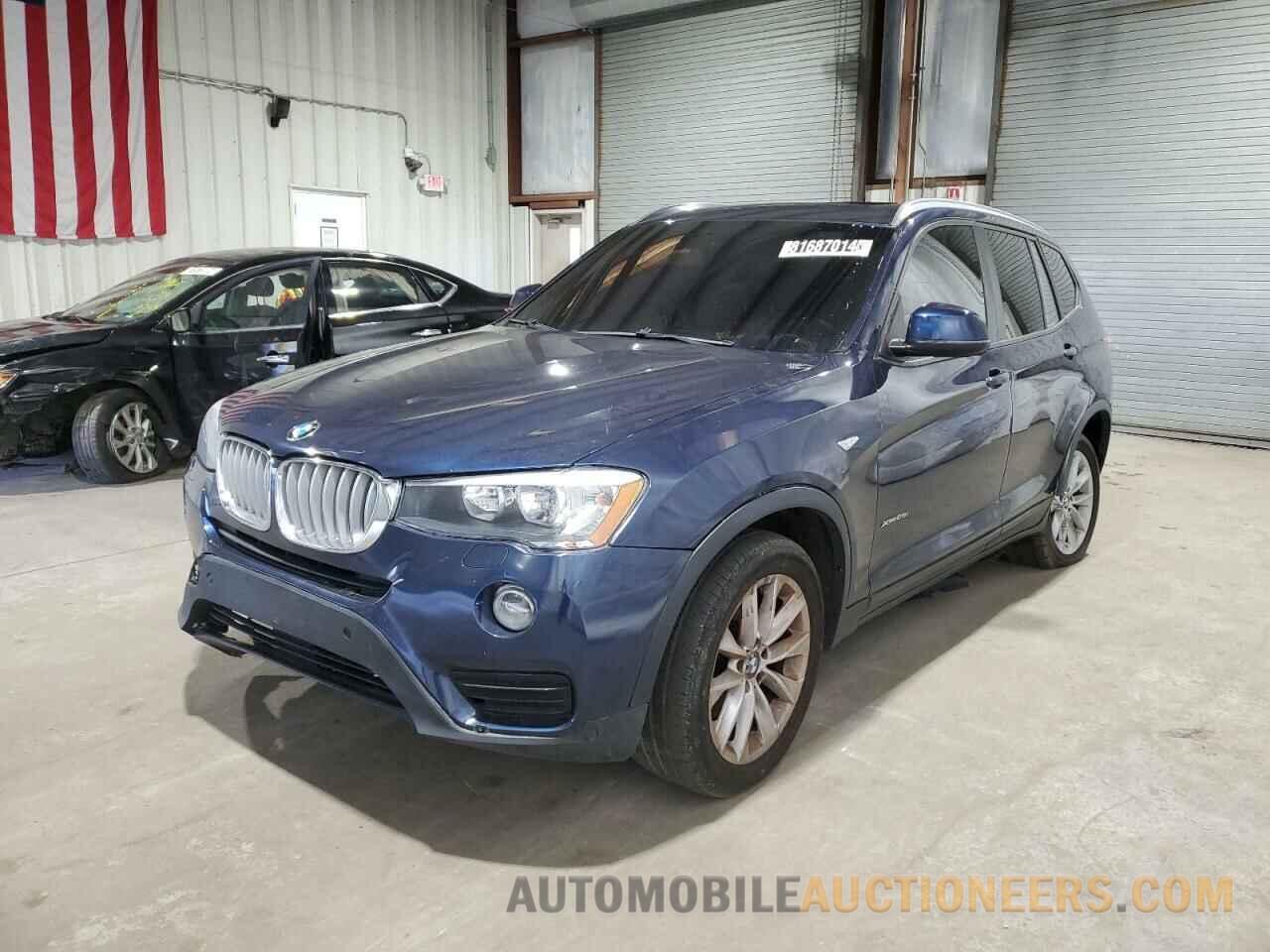 5UXWX9C59G0D87404 BMW X3 2016