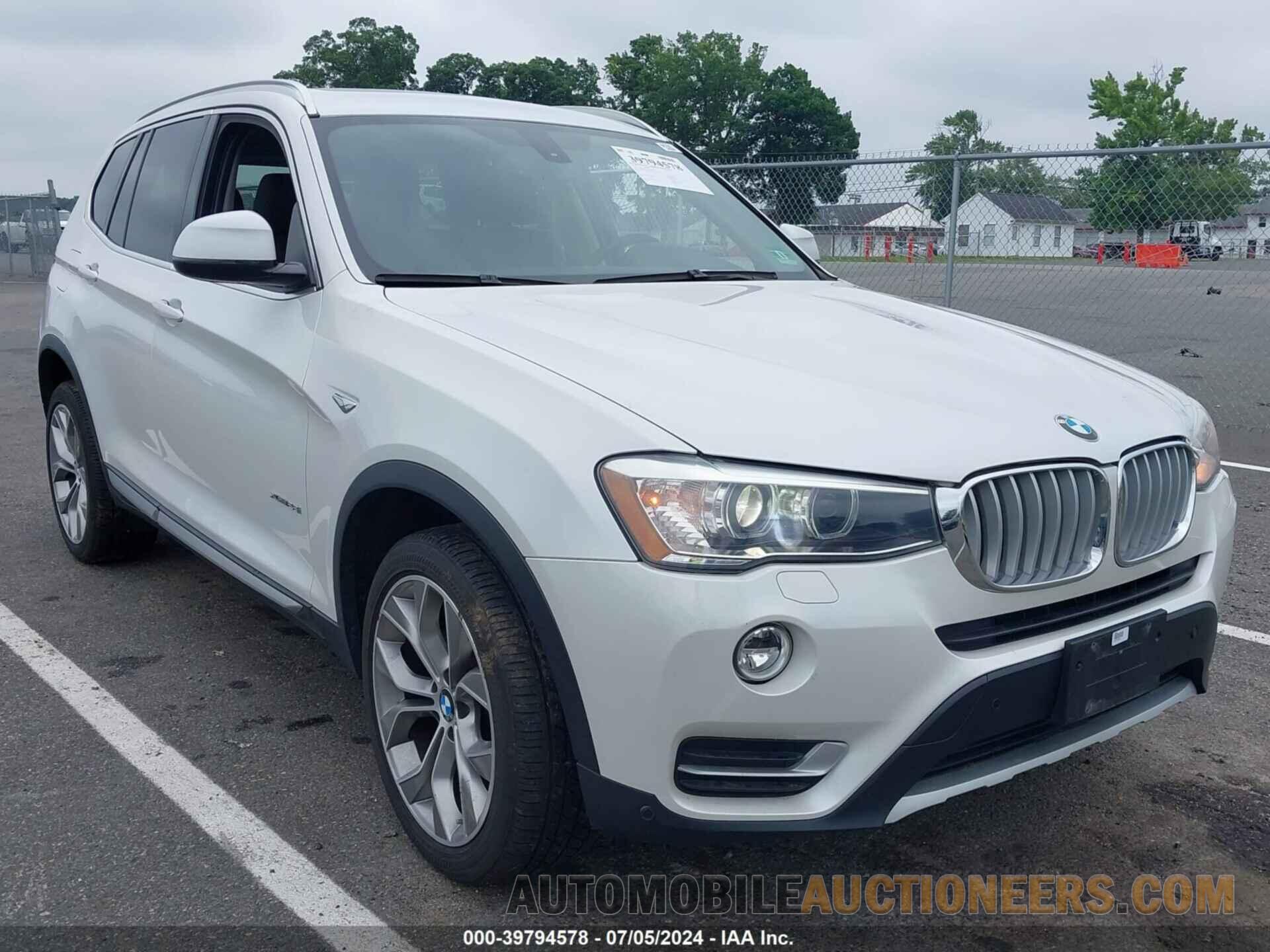 5UXWX9C59G0D87502 BMW X3 2016