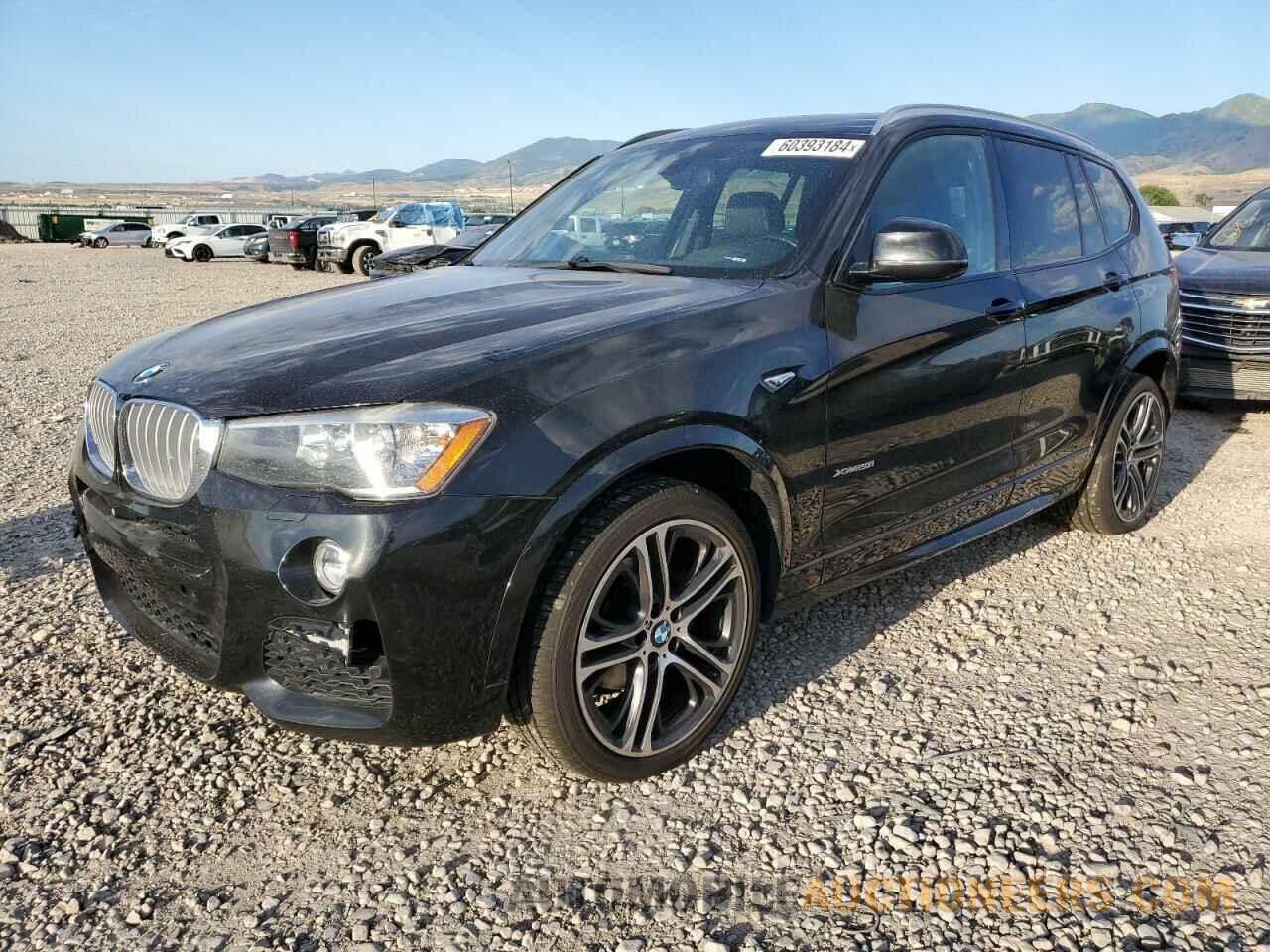 5UXWX9C59G0D87693 BMW X3 2016