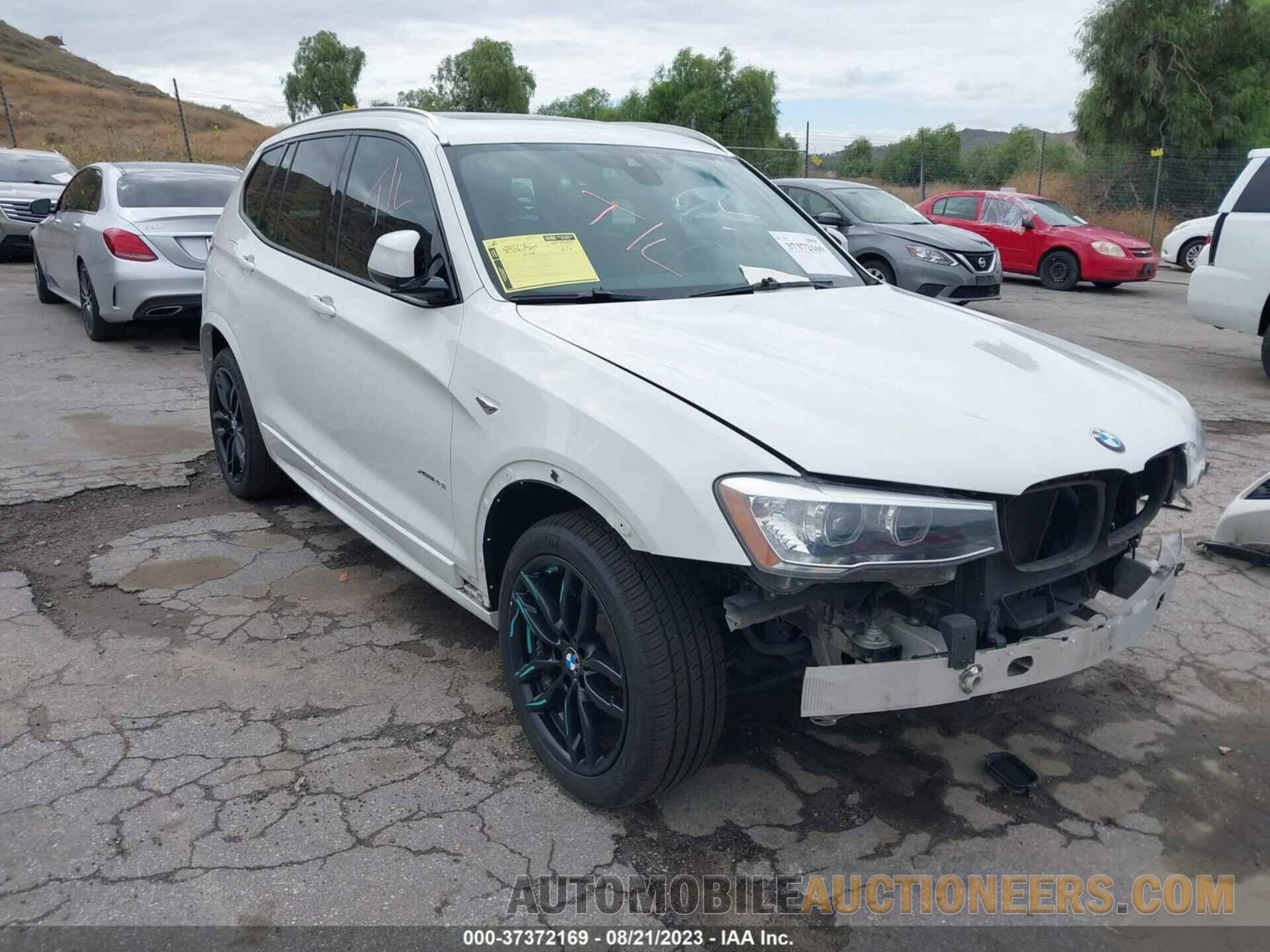 5UXWX9C59G0D89654 BMW X3 2016