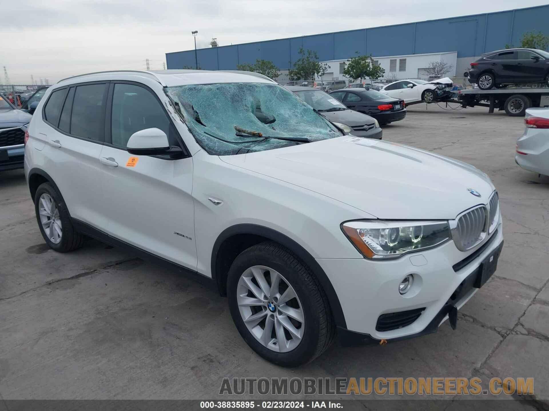 5UXWX9C59G0D89816 BMW X3 2016