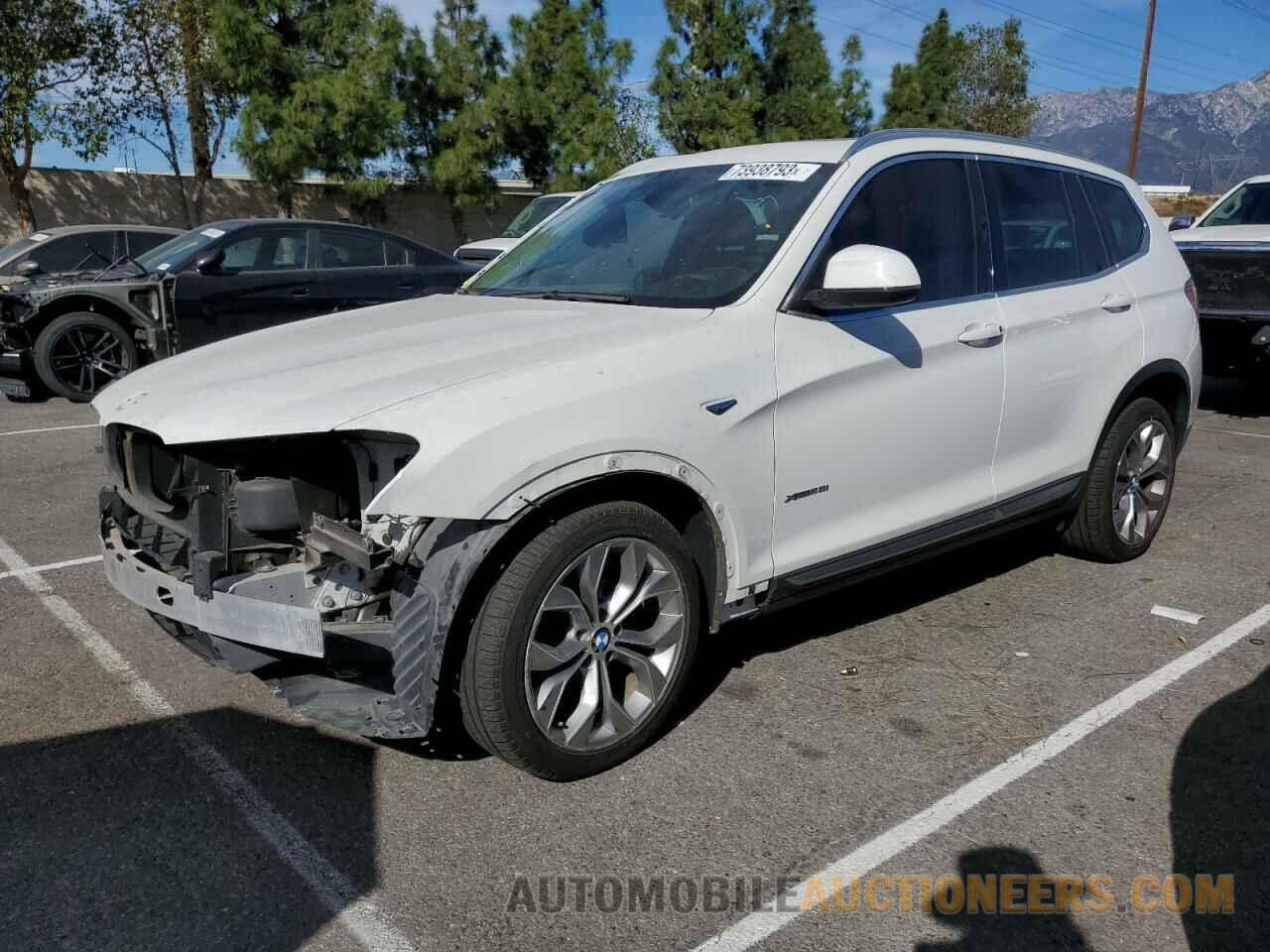 5UXWX9C59G0D90741 BMW X3 2016