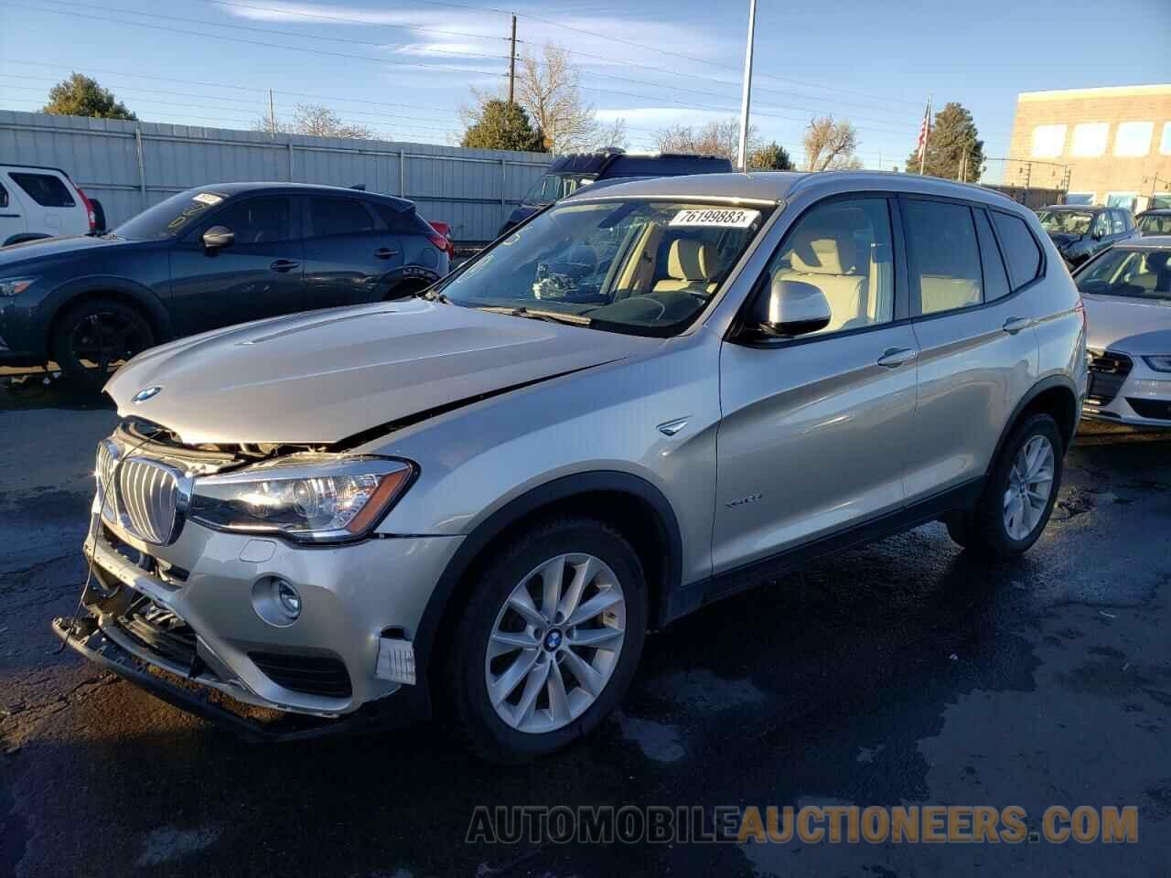 5UXWX9C59G0D93817 BMW X3 2016