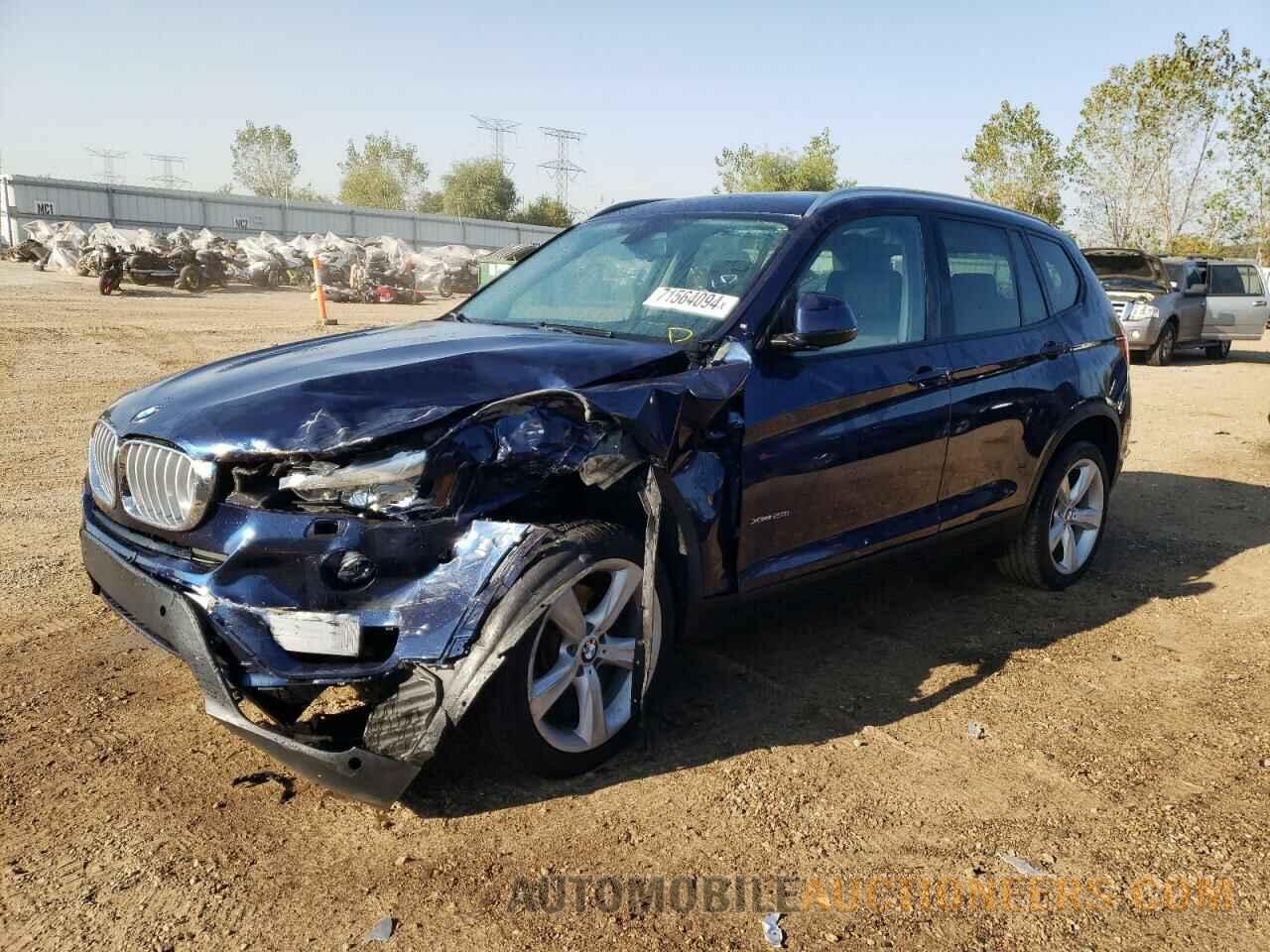 5UXWX9C59H0D95486 BMW X3 2017