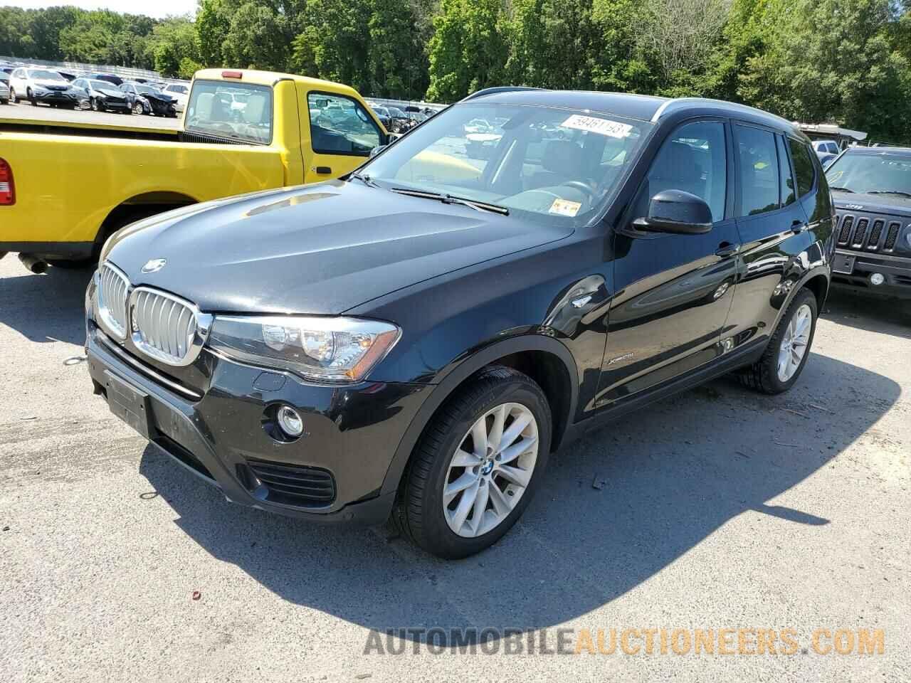 5UXWX9C59H0D97853 BMW X3 2017