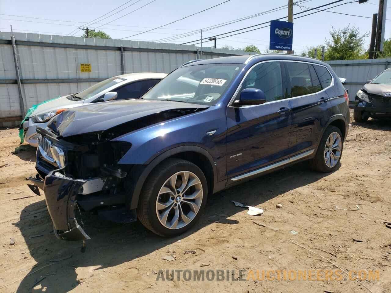 5UXWX9C59H0T03905 BMW X3 2017