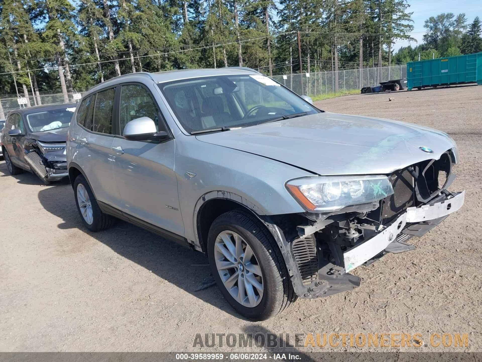 5UXWX9C59H0T06058 BMW X3 2017