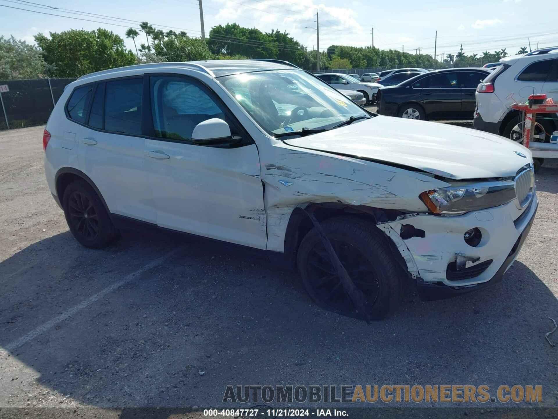 5UXWX9C59H0T06593 BMW X3 2017