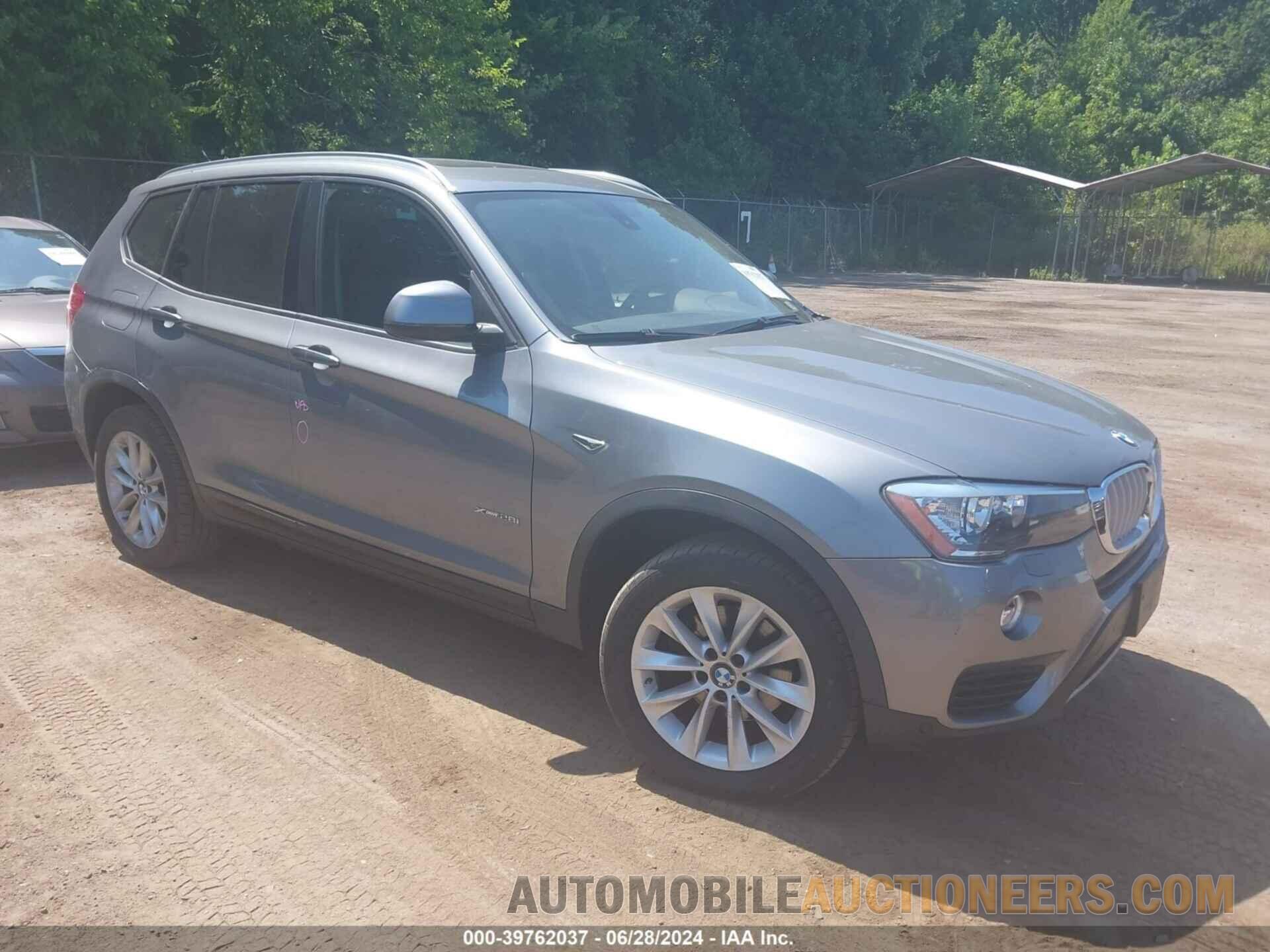 5UXWX9C59H0T13687 BMW X3 2017