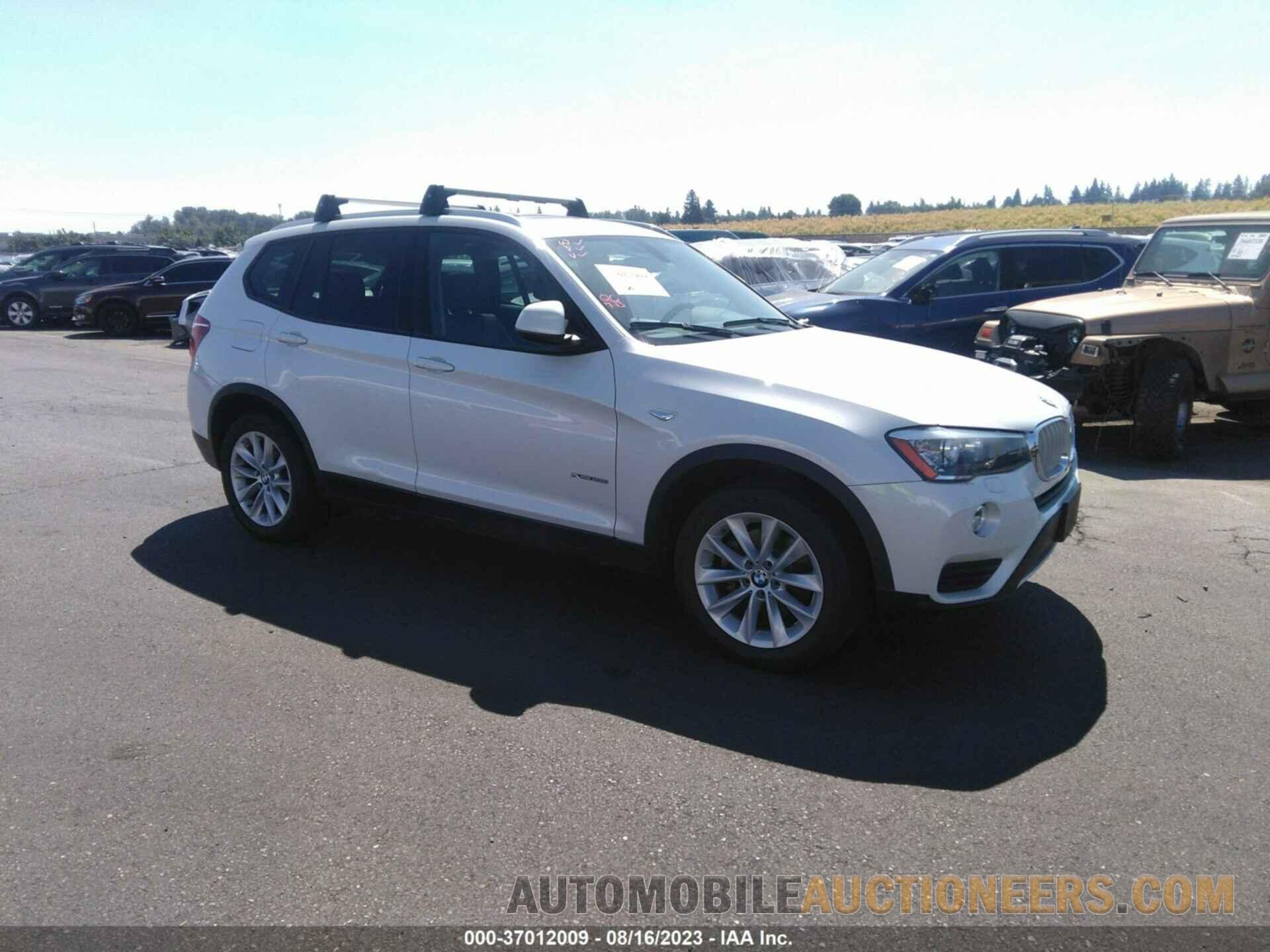 5UXWX9C5XF0D50389 BMW X3 2015