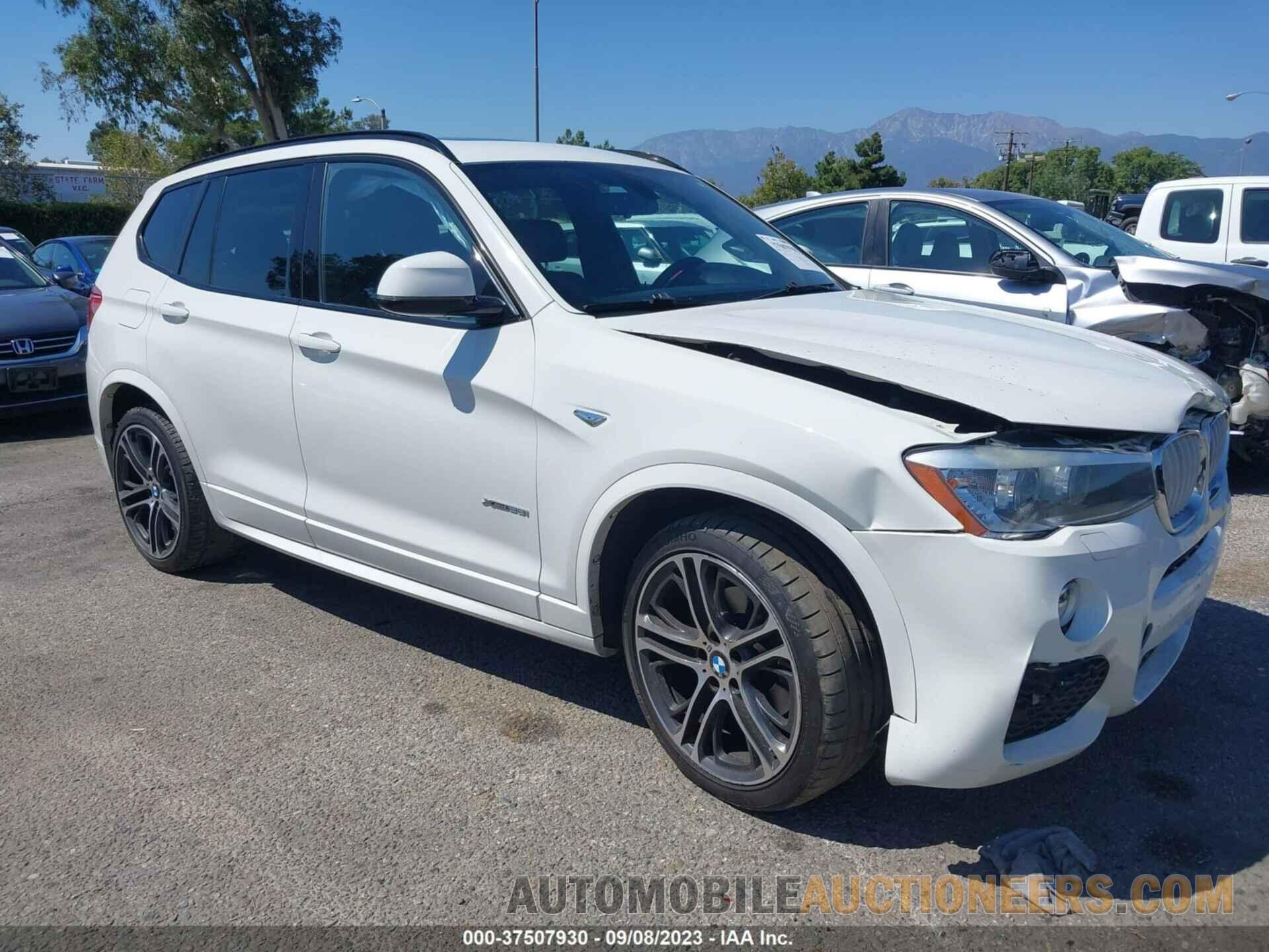 5UXWX9C5XF0D50599 BMW X3 2015