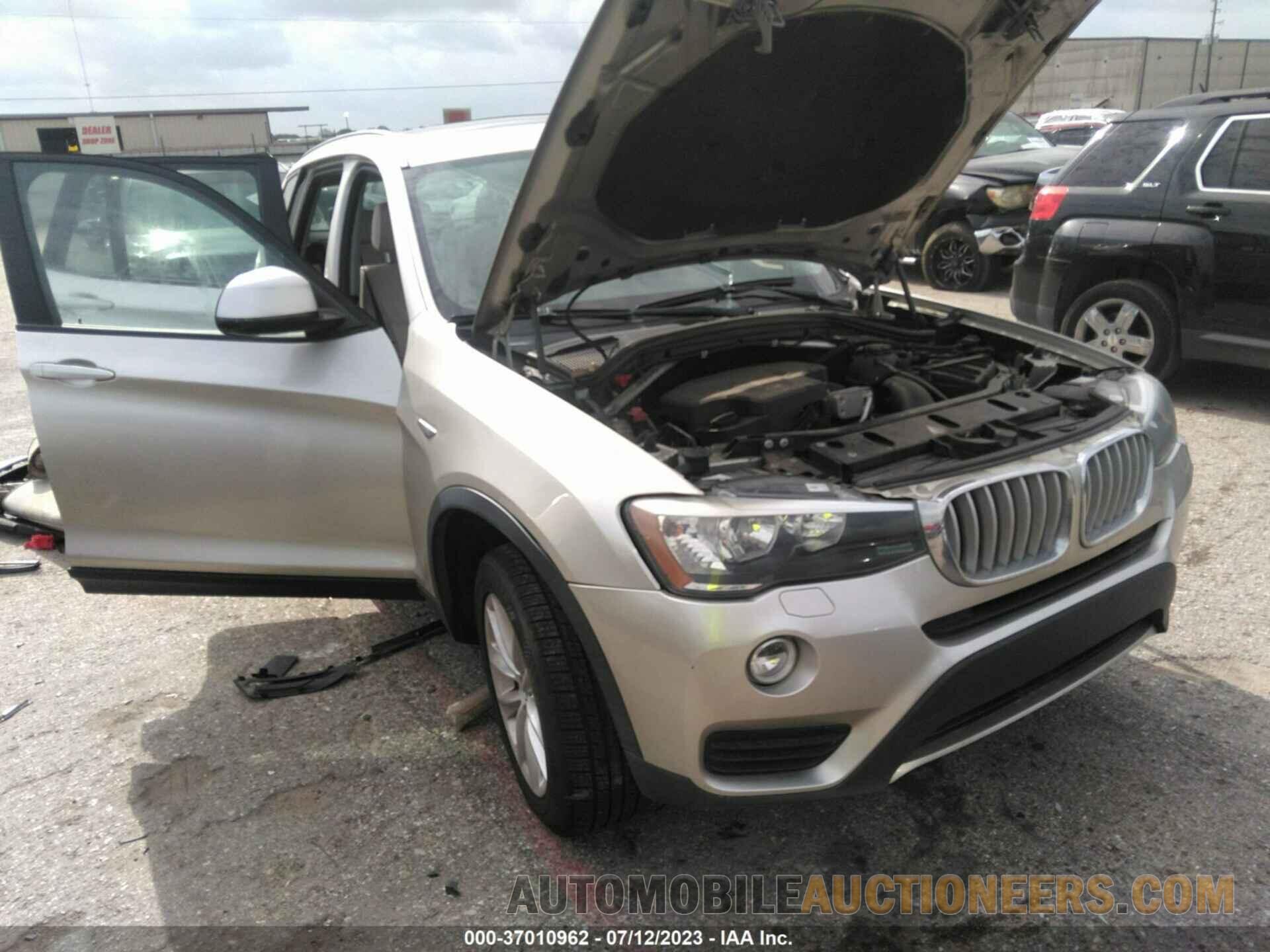 5UXWX9C5XG0D67808 BMW X3 2016