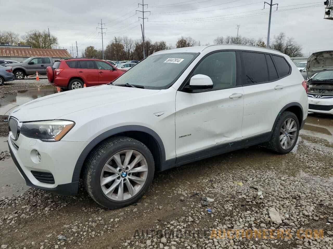 5UXWX9C5XG0D75911 BMW X3 2016