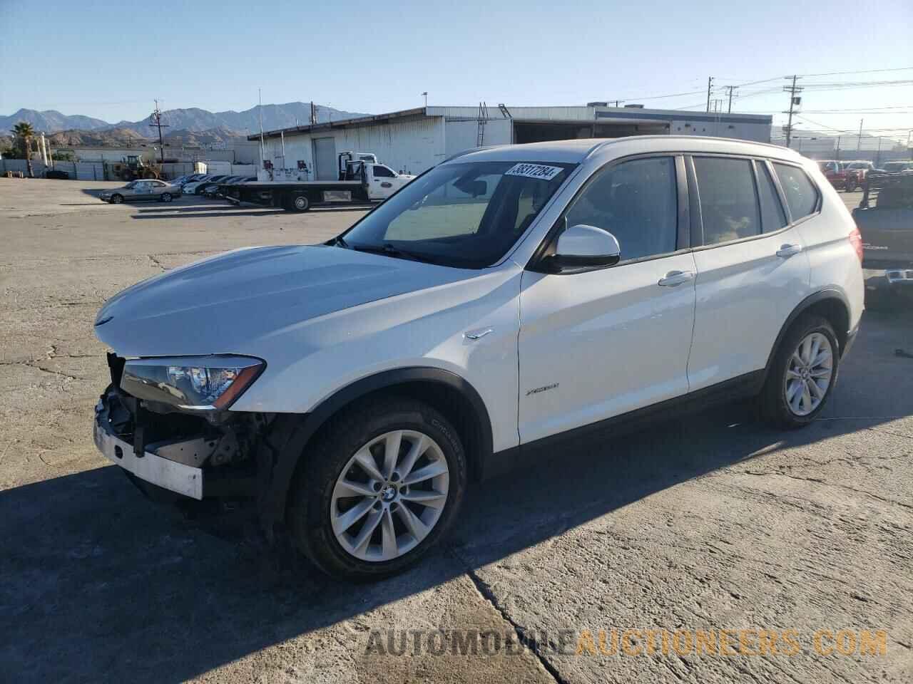 5UXWX9C5XG0D89484 BMW X3 2016