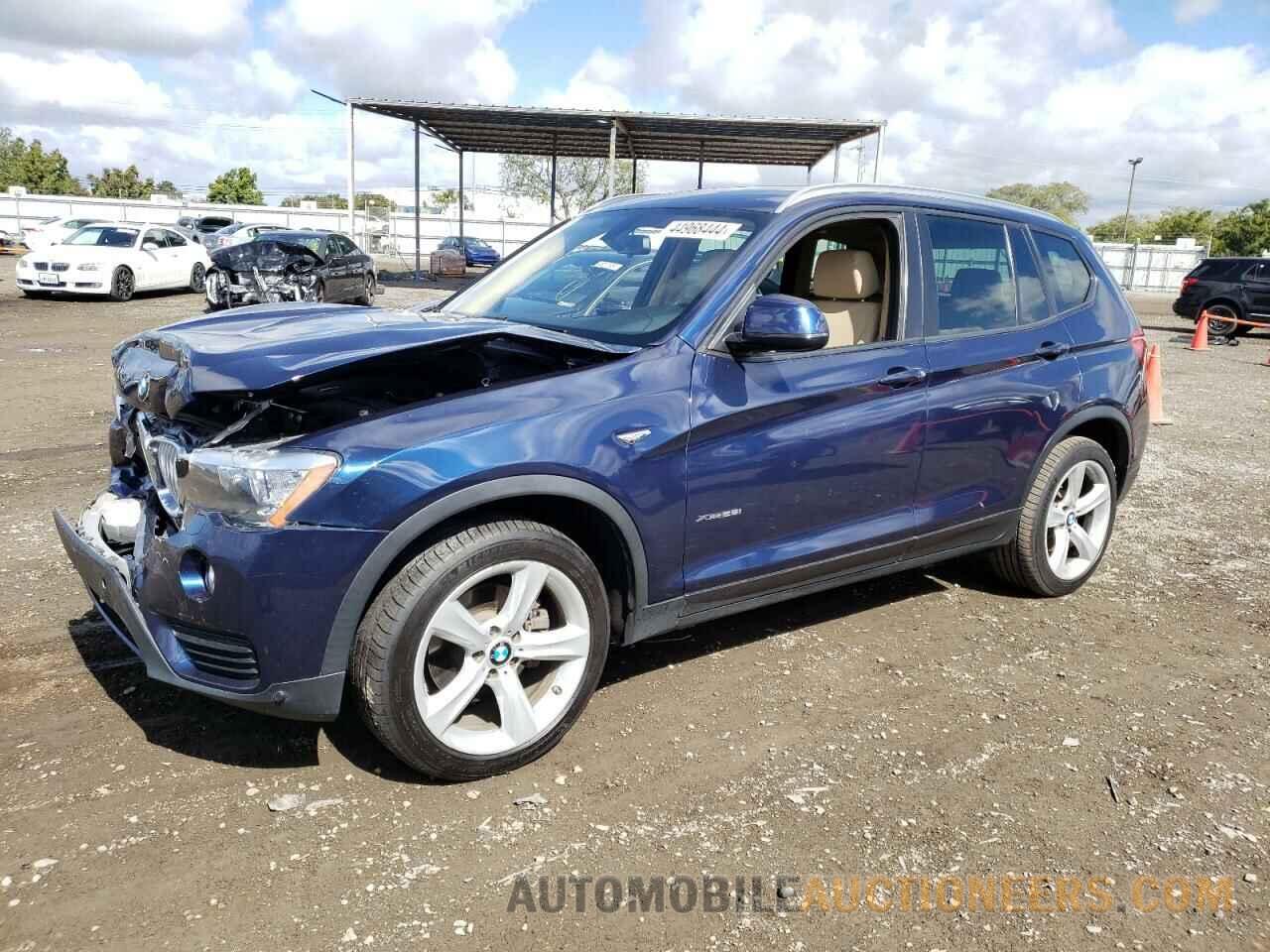 5UXWX9C5XH0D98445 BMW X3 2017