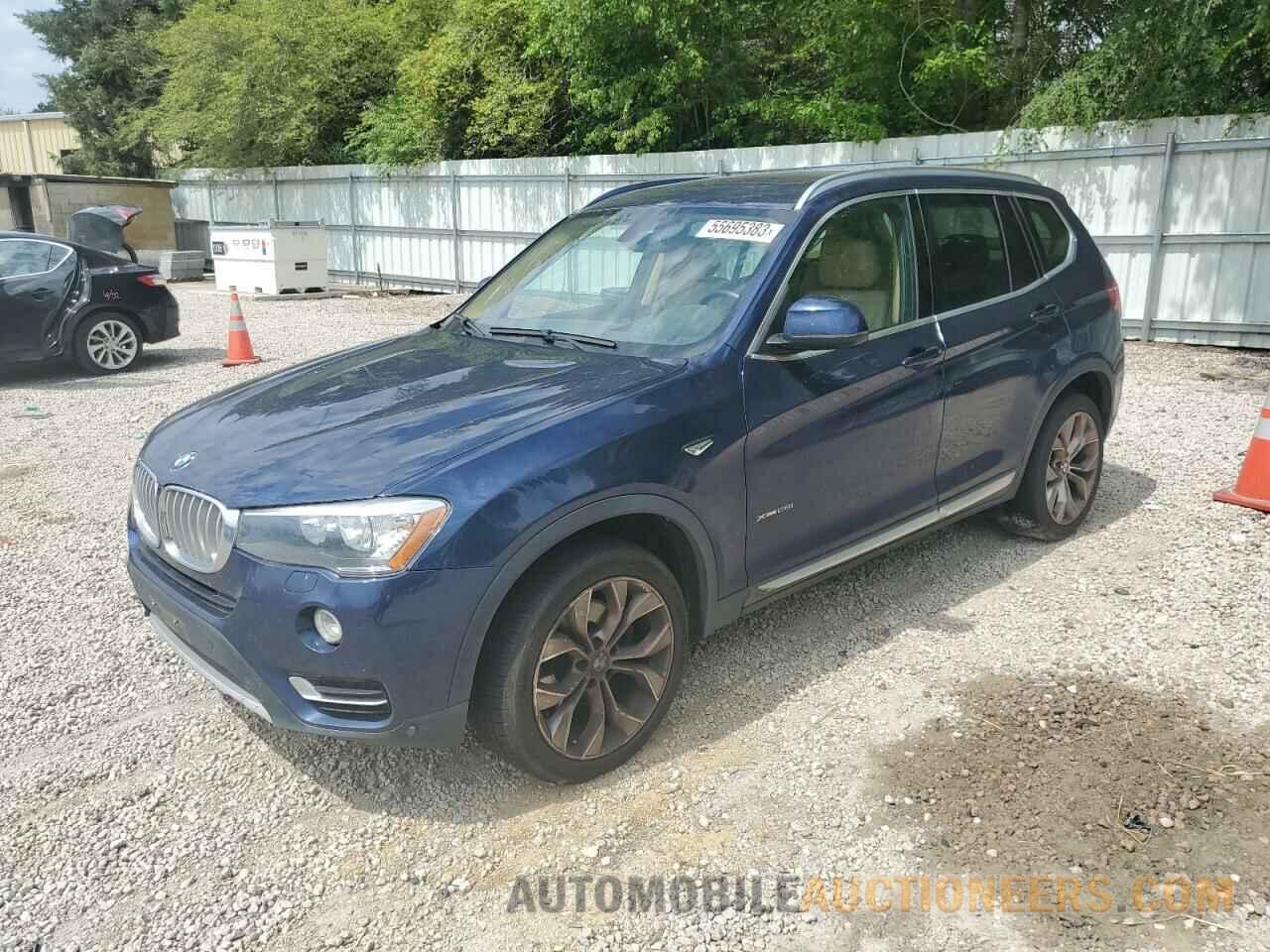 5UXWX9C5XH0T00396 BMW X3 2017