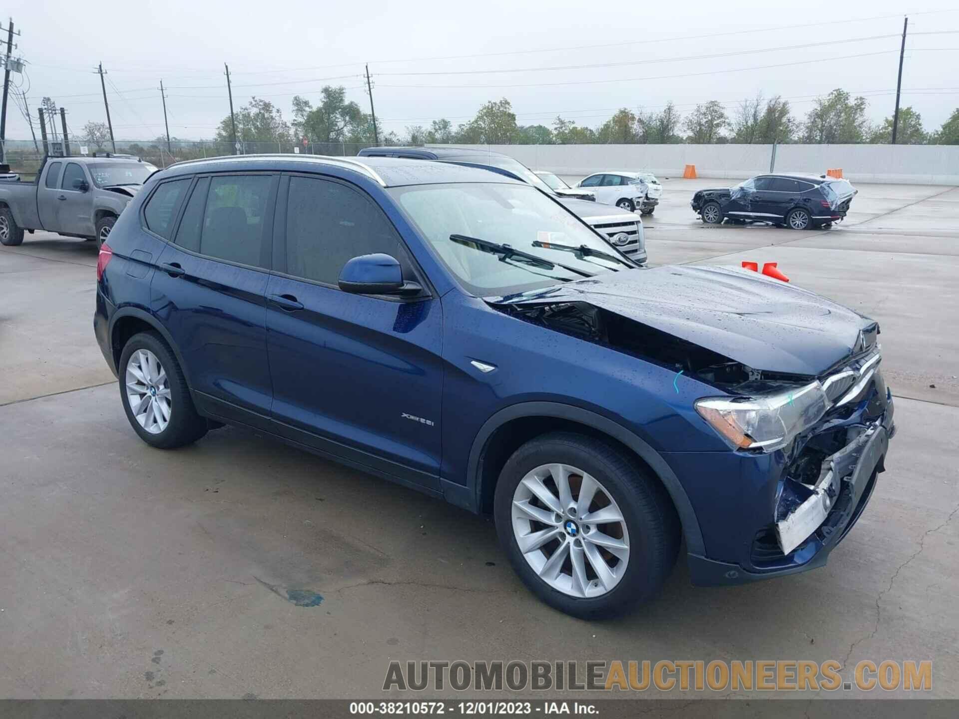 5UXWX9C5XH0T01631 BMW X3 2017