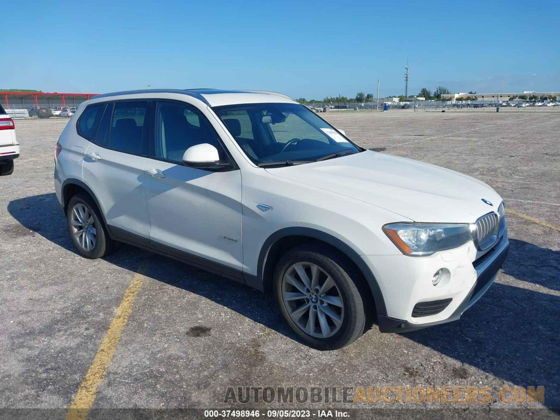 5UXWX9C5XH0T03394 BMW X3 2017