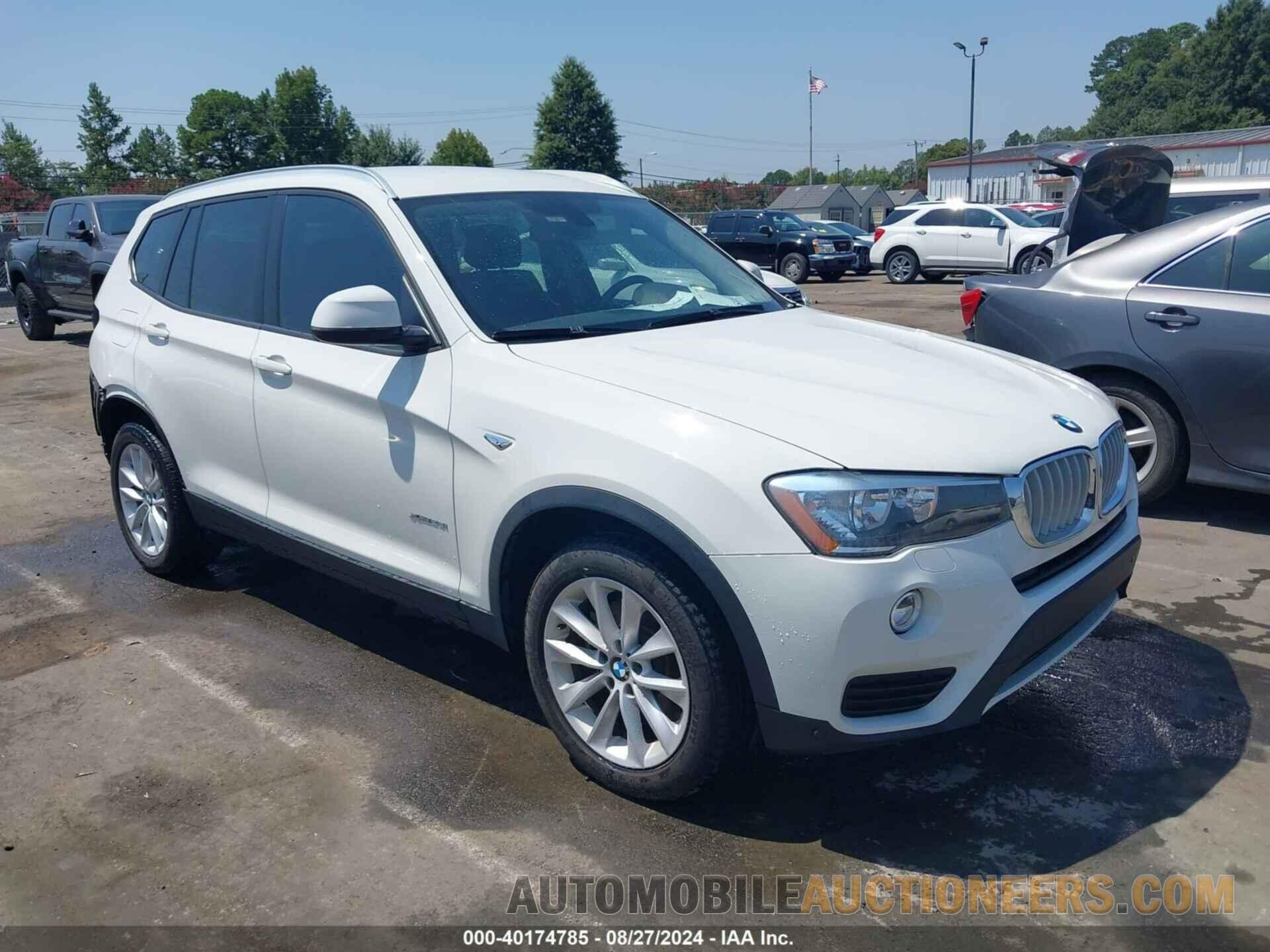 5UXWX9C5XH0T05128 BMW X3 2017