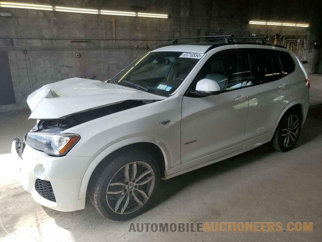 5UXWX9C5XH0T11432 BMW X3 2017