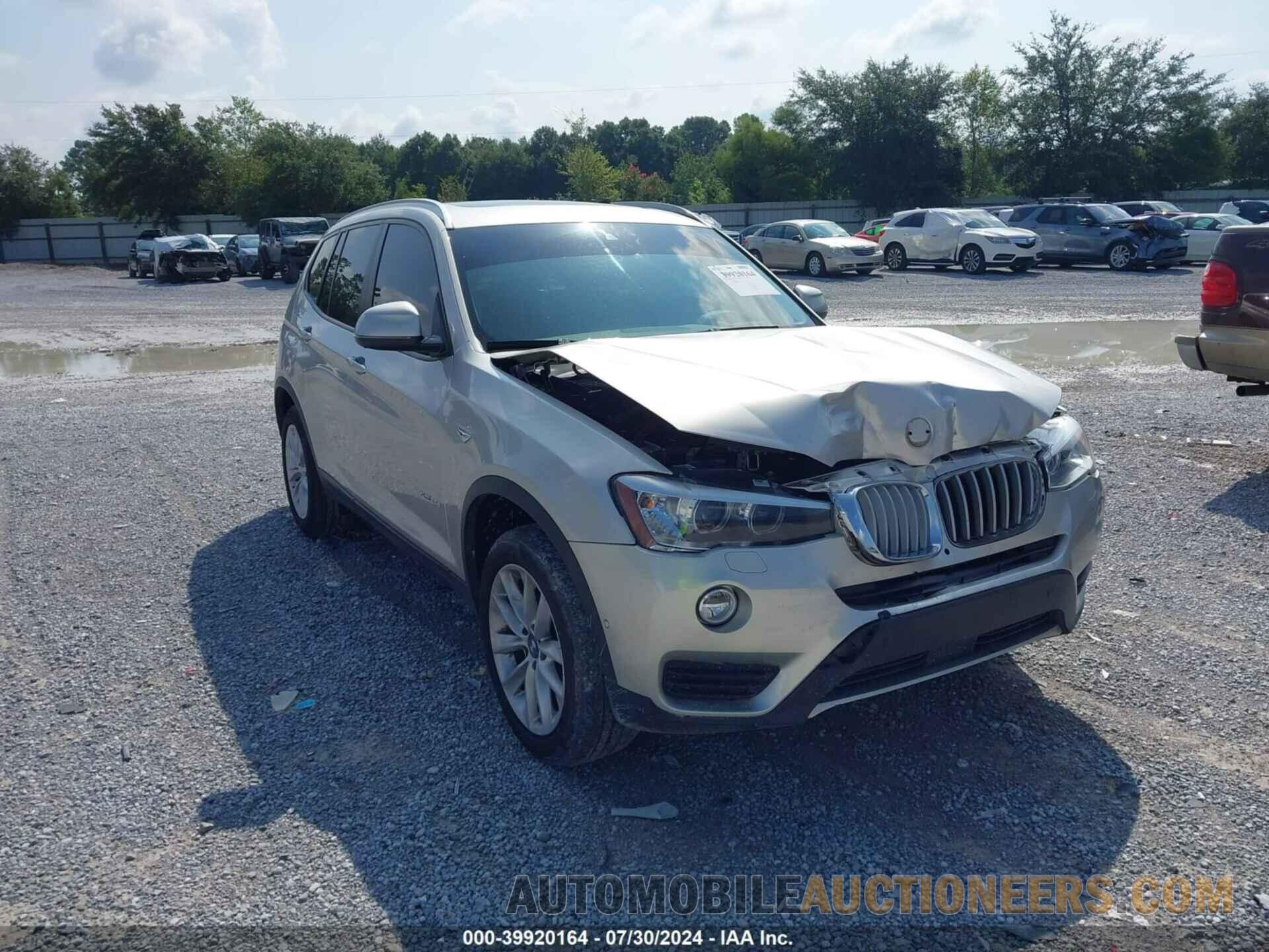 5UXWY3C50F0E96228 BMW X3 2015