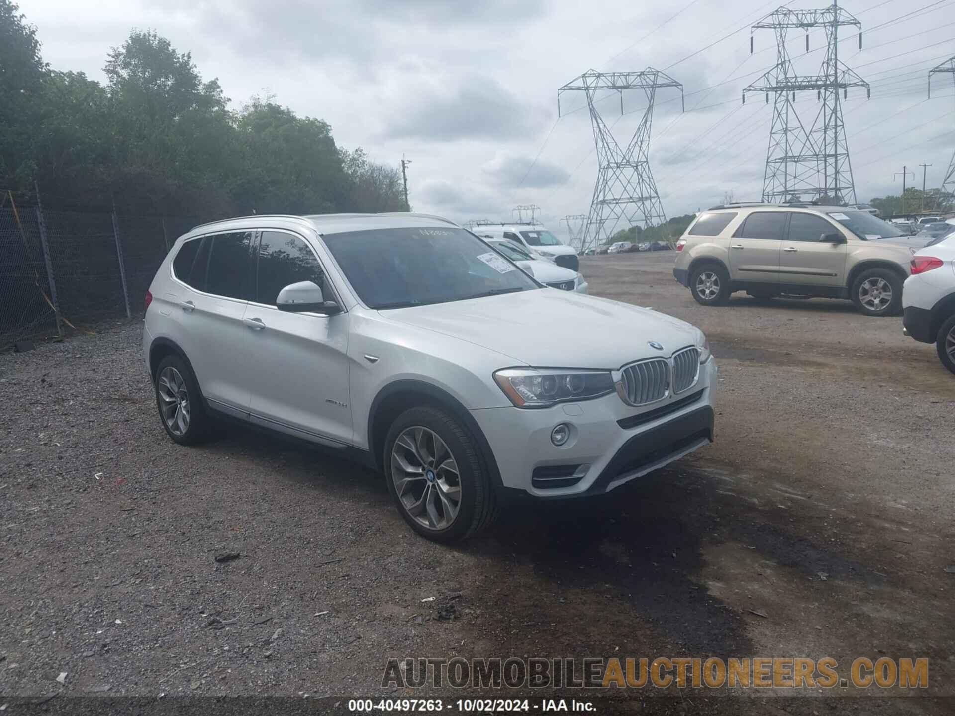 5UXWY3C50G0N88311 BMW X3 2016