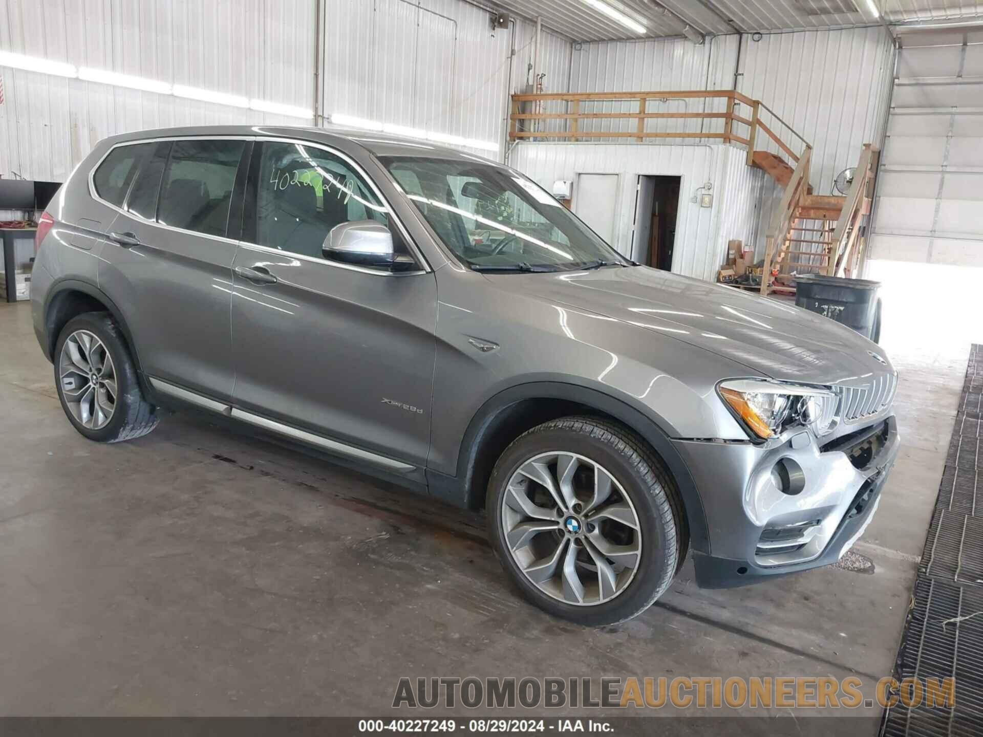 5UXWY3C51F0E95055 BMW X3 2015