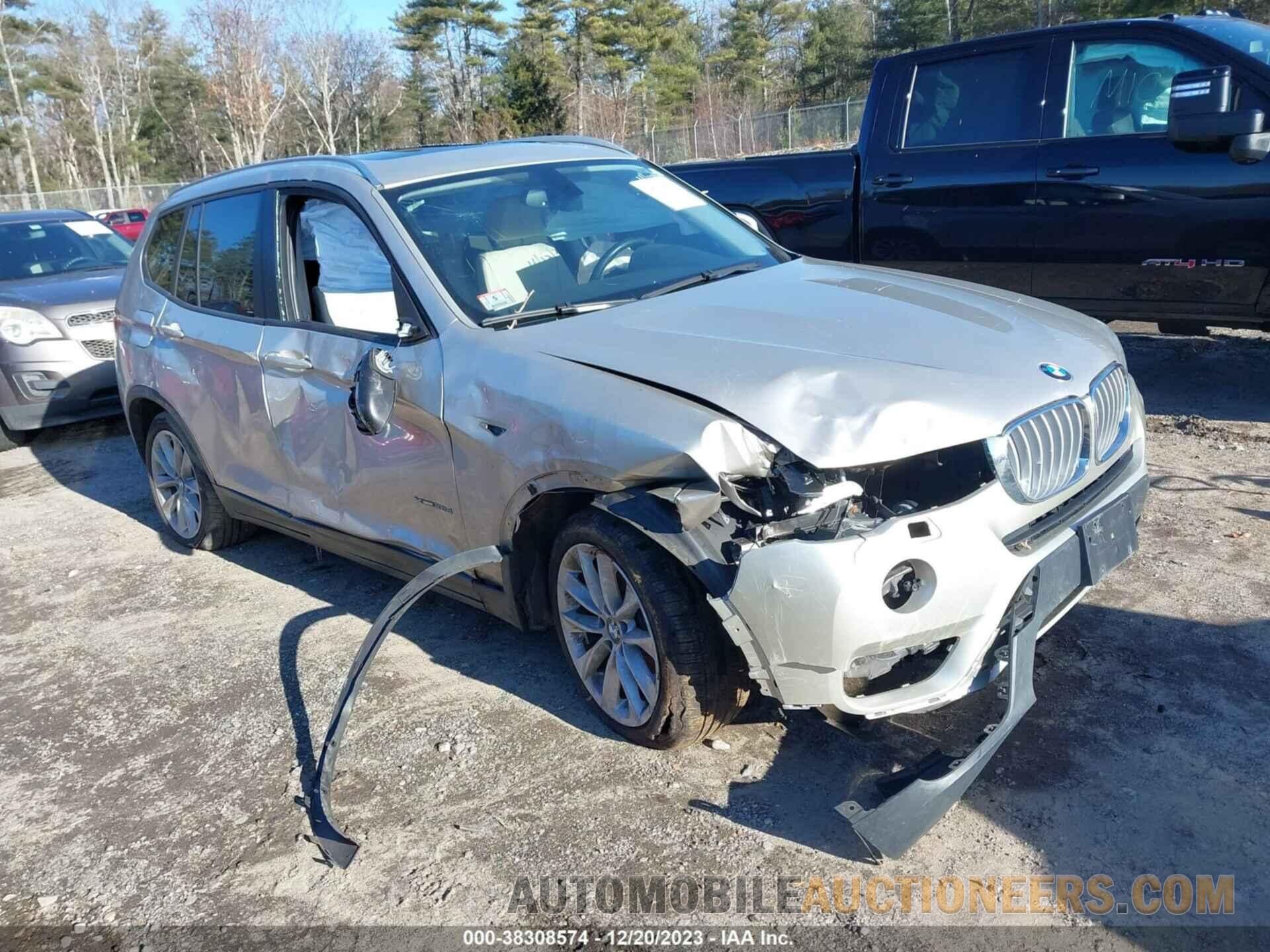 5UXWY3C51F0E95430 BMW X3 2015