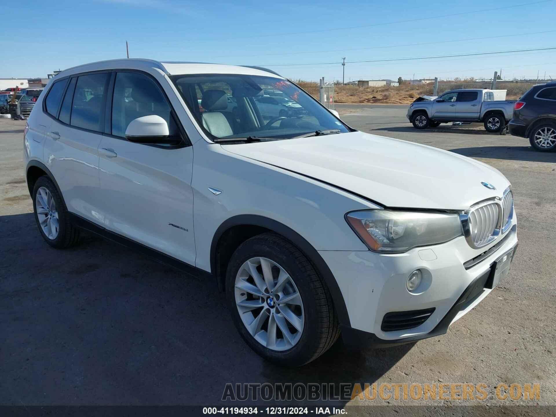 5UXWY3C51F0E97999 BMW X3 2015