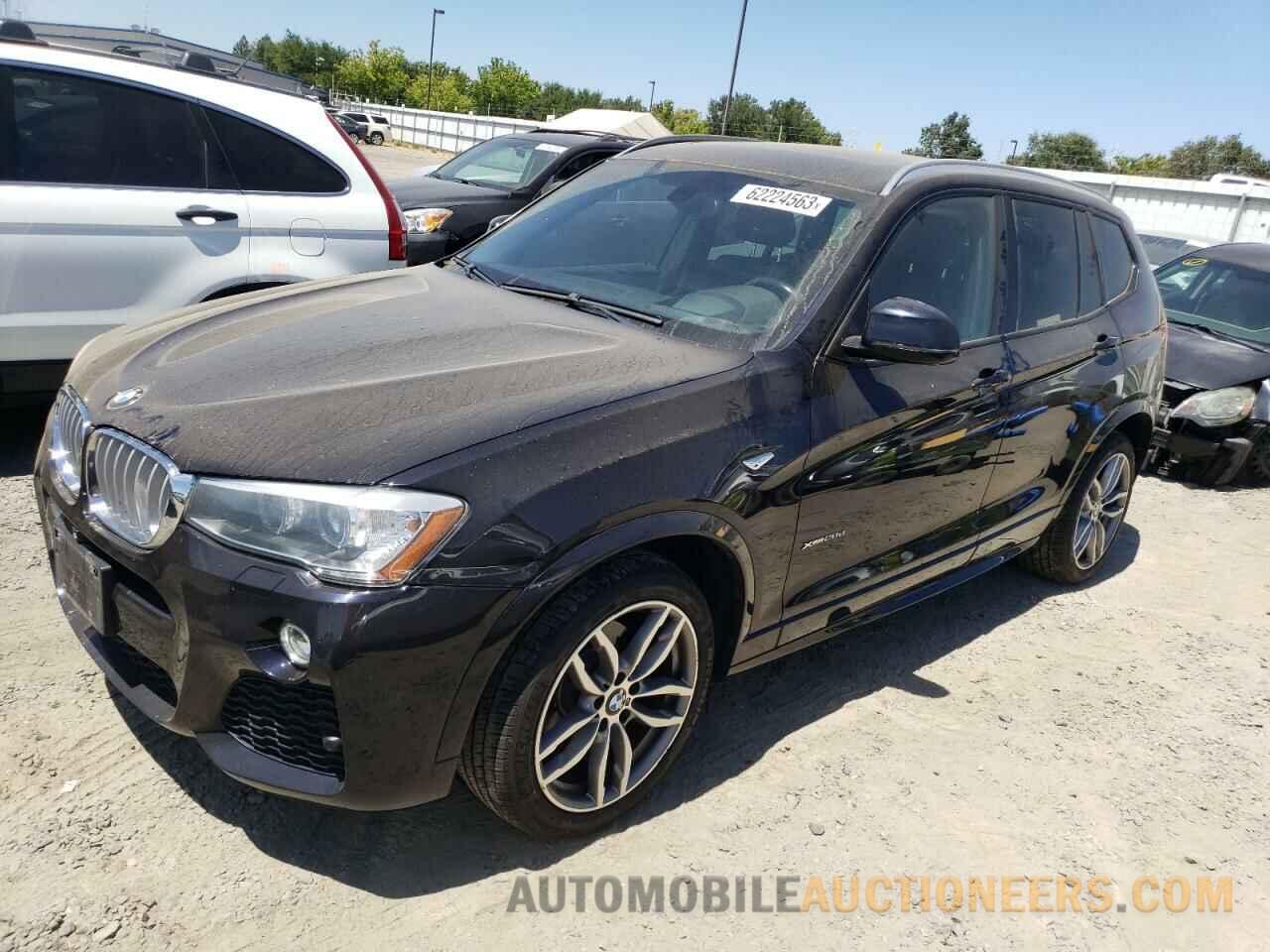 5UXWY3C51F0F83801 BMW X3 2015