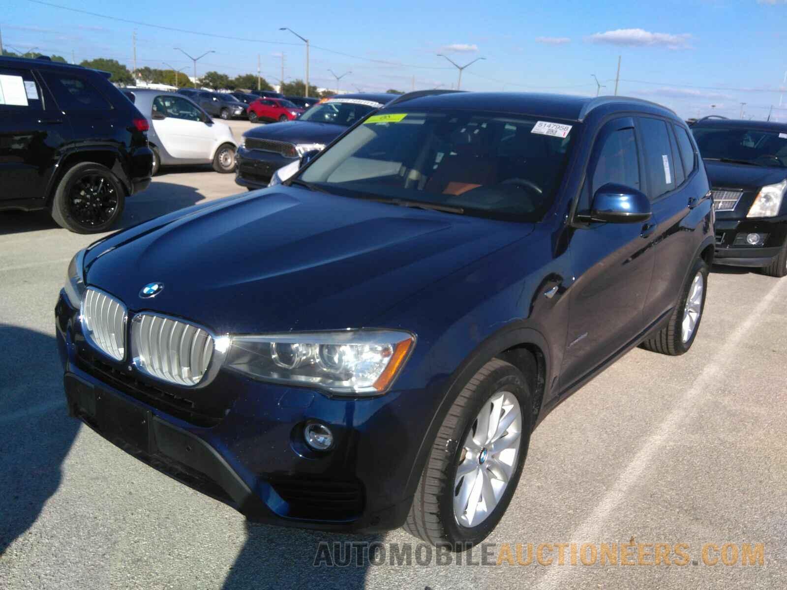 5UXWY3C51F0N86520 BMW X3 2015