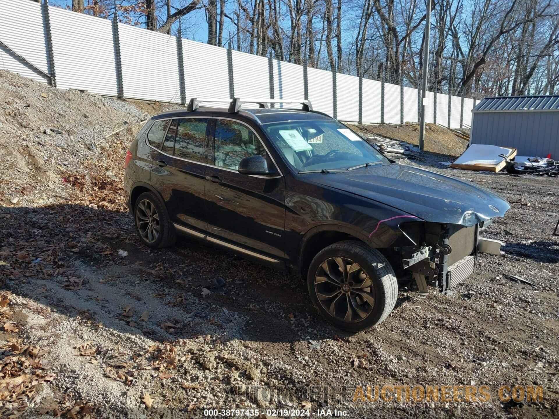 5UXWY3C51F0N86629 BMW X3 2015