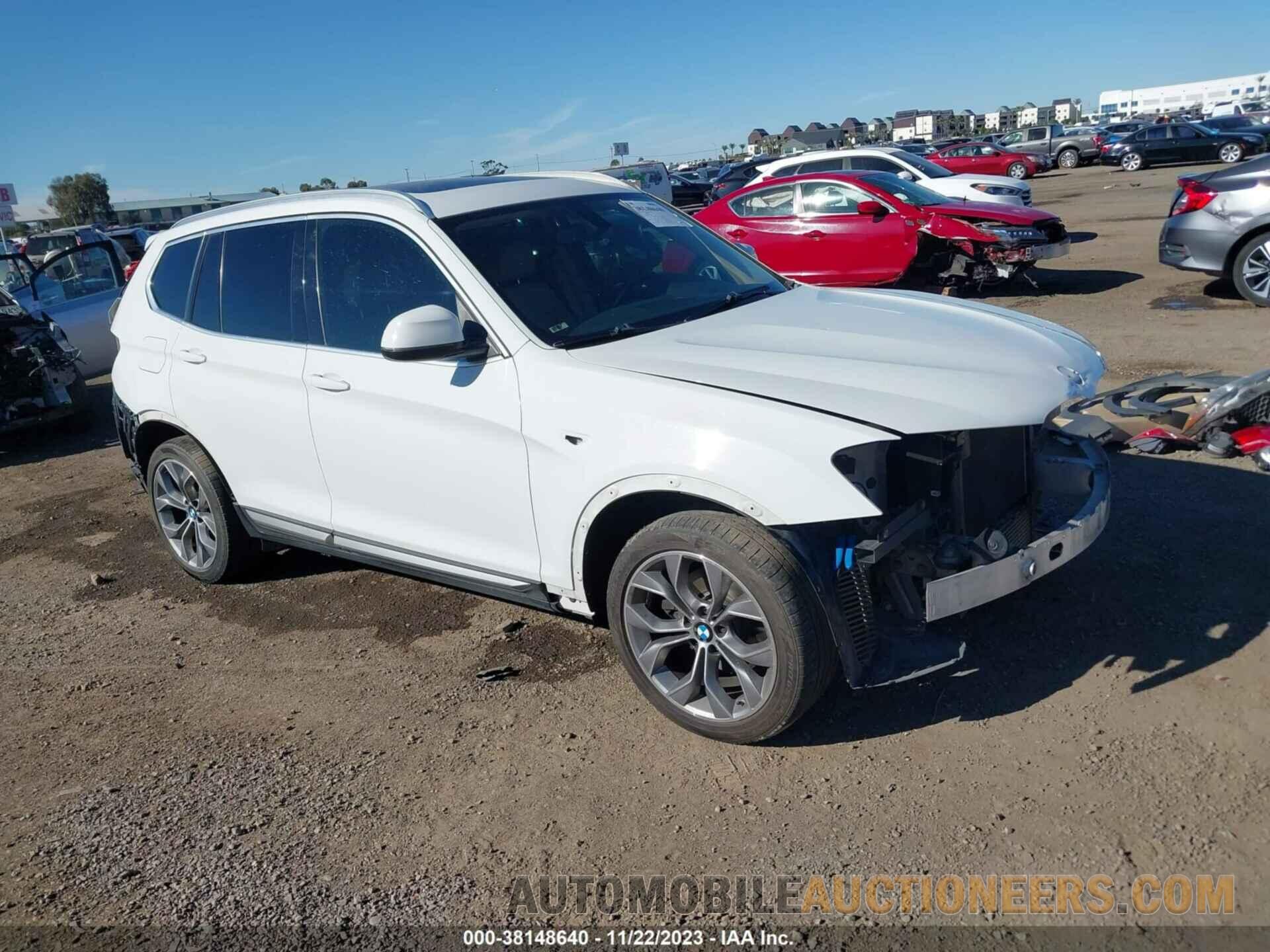 5UXWY3C52F0E95789 BMW X3 2015