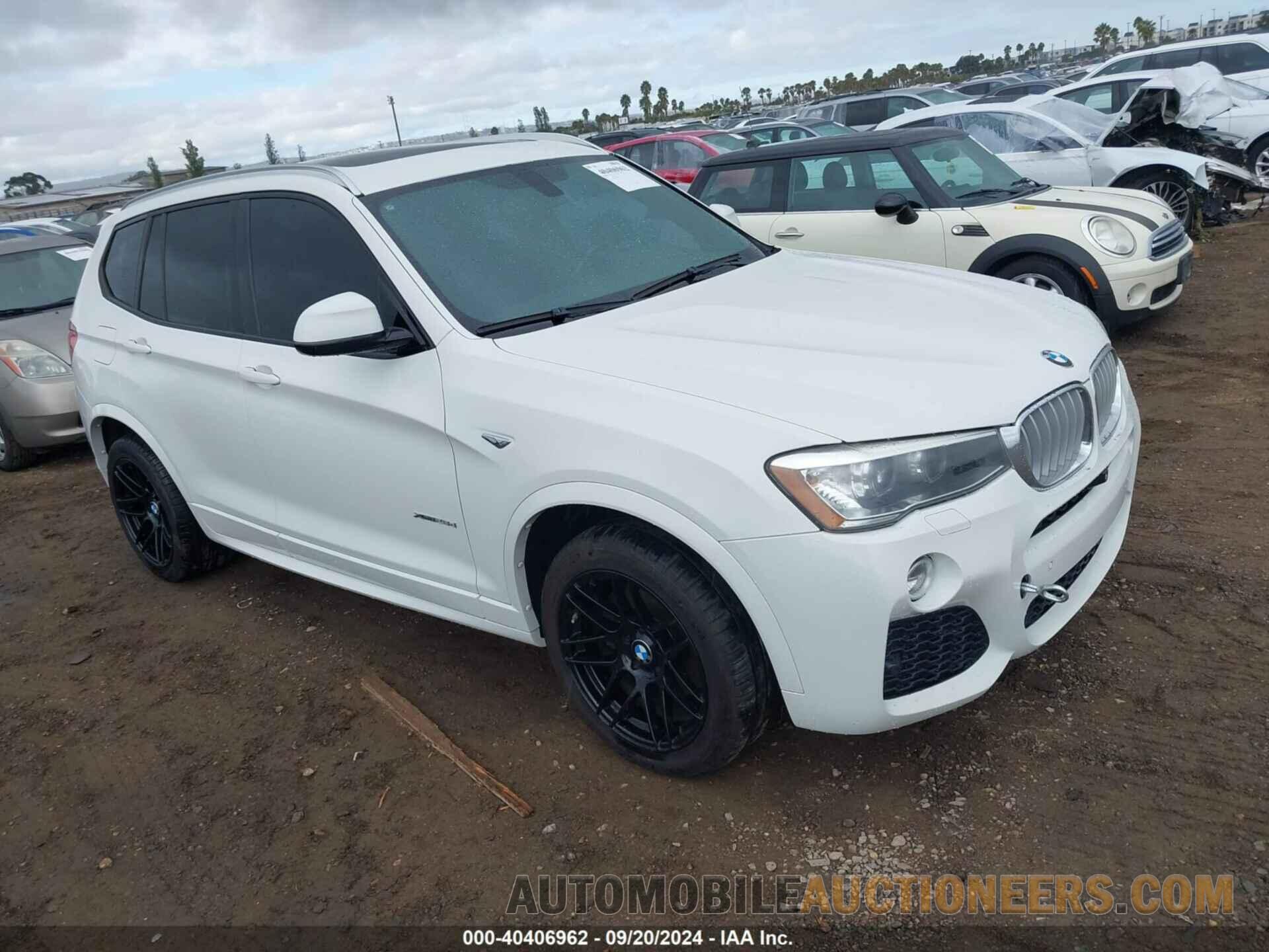 5UXWY3C52G0F84246 BMW X3 2016