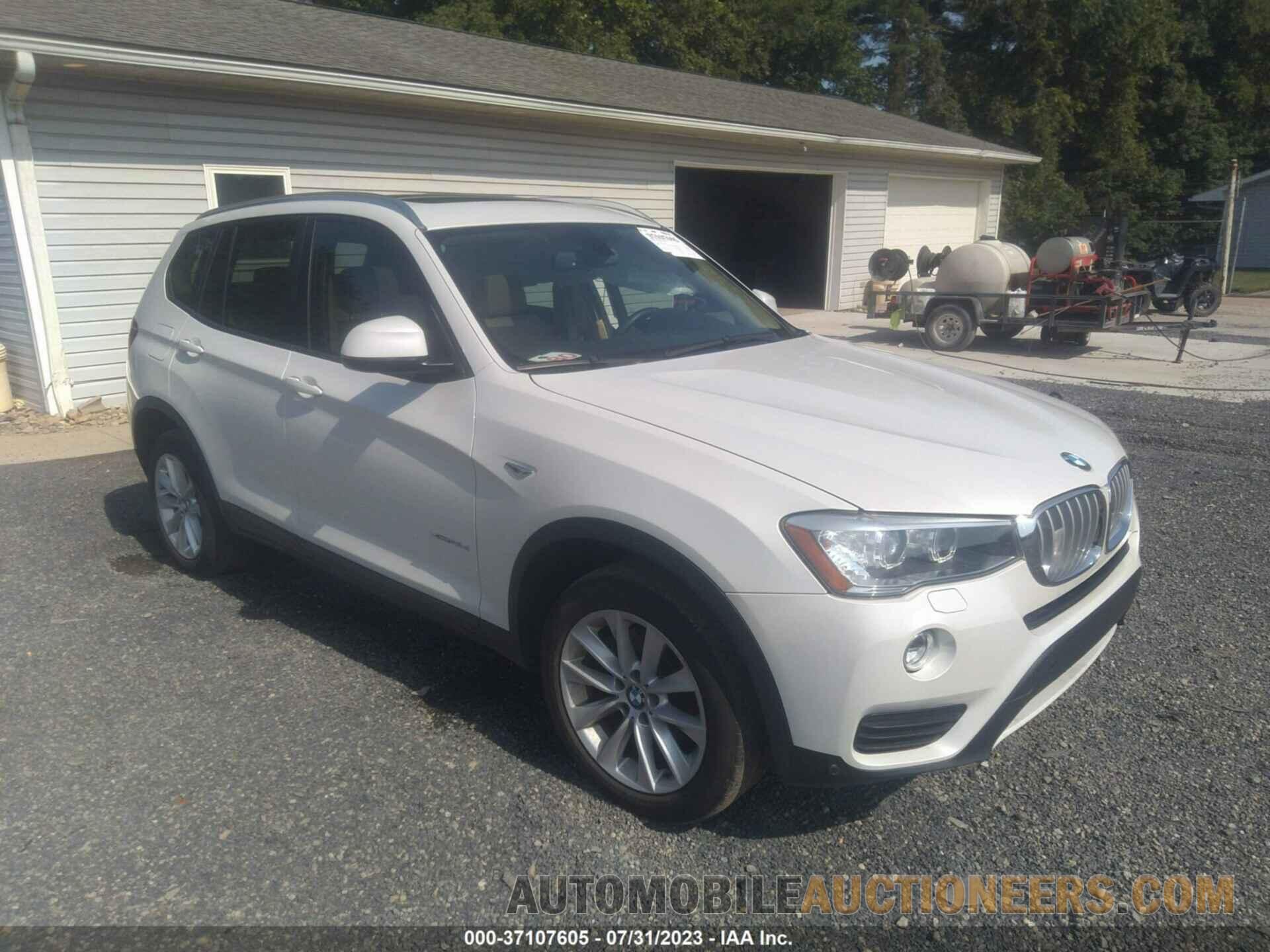 5UXWY3C52G0N86768 BMW X3 2016