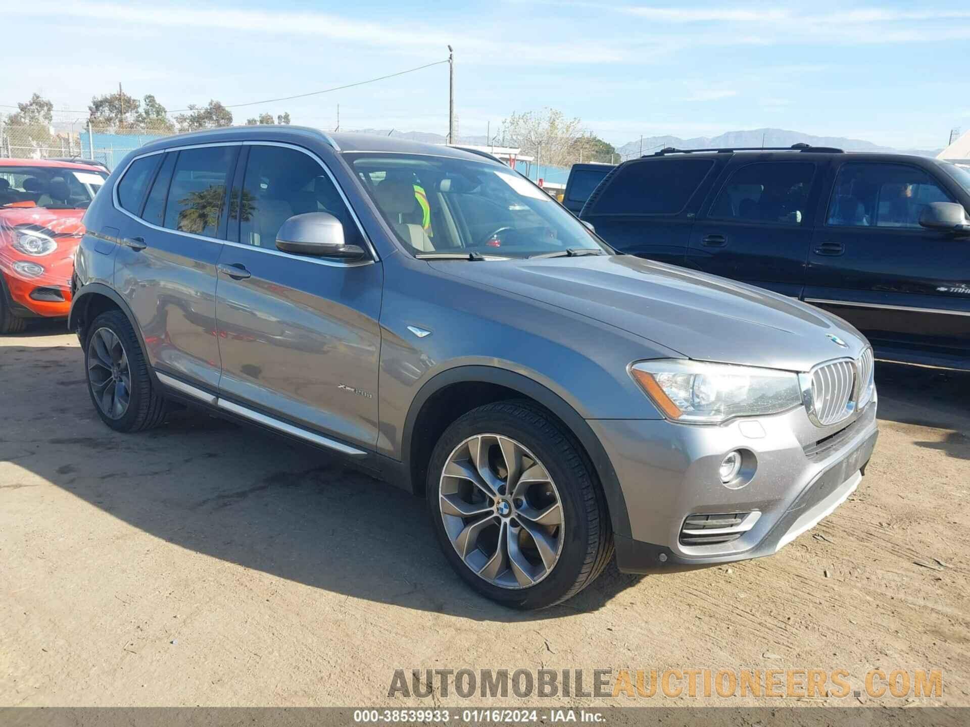 5UXWY3C52G0N88651 BMW X3 2016