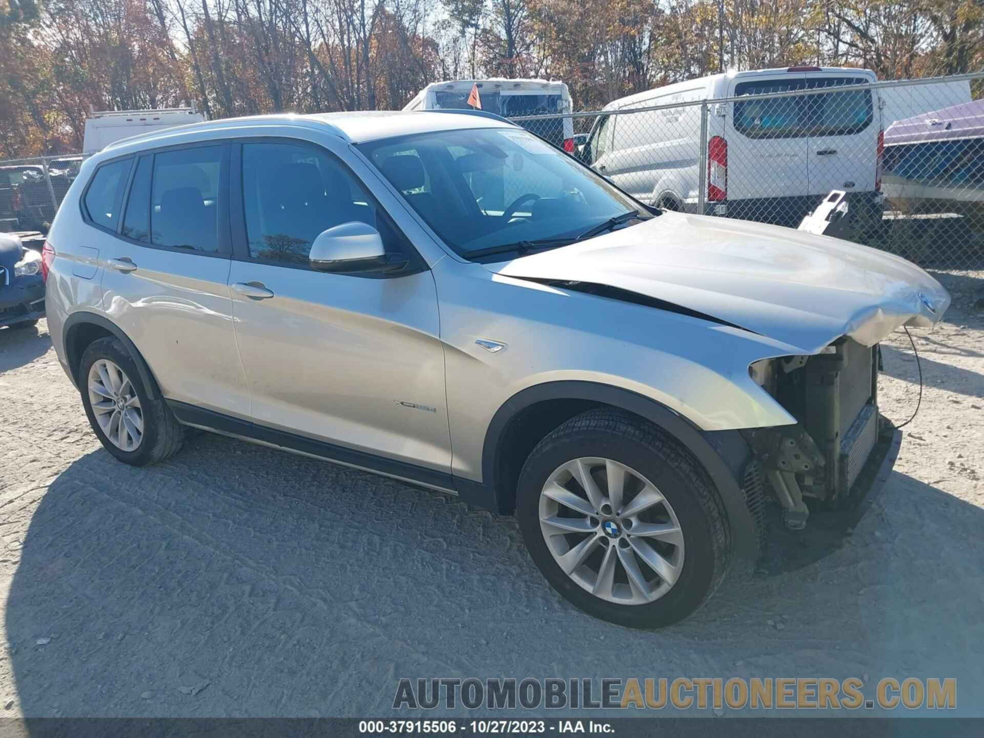 5UXWY3C53F0E95039 BMW X3 2015