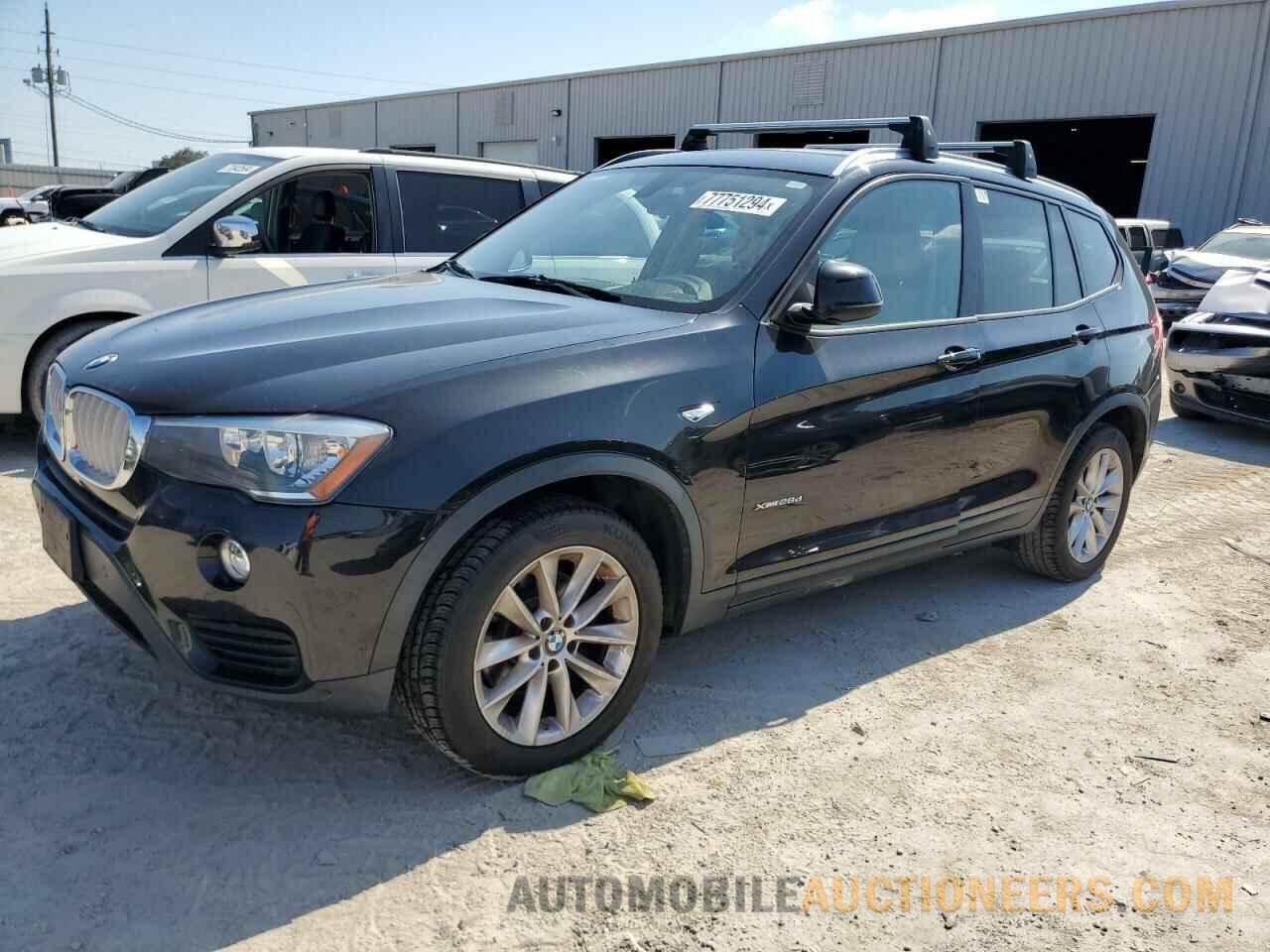 5UXWY3C53F0E95347 BMW X3 2015