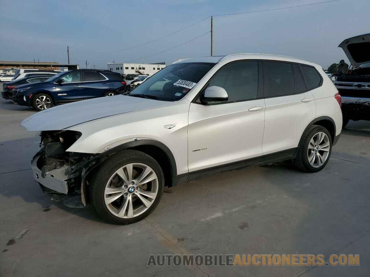 5UXWY3C53F0E95865 BMW X3 2015