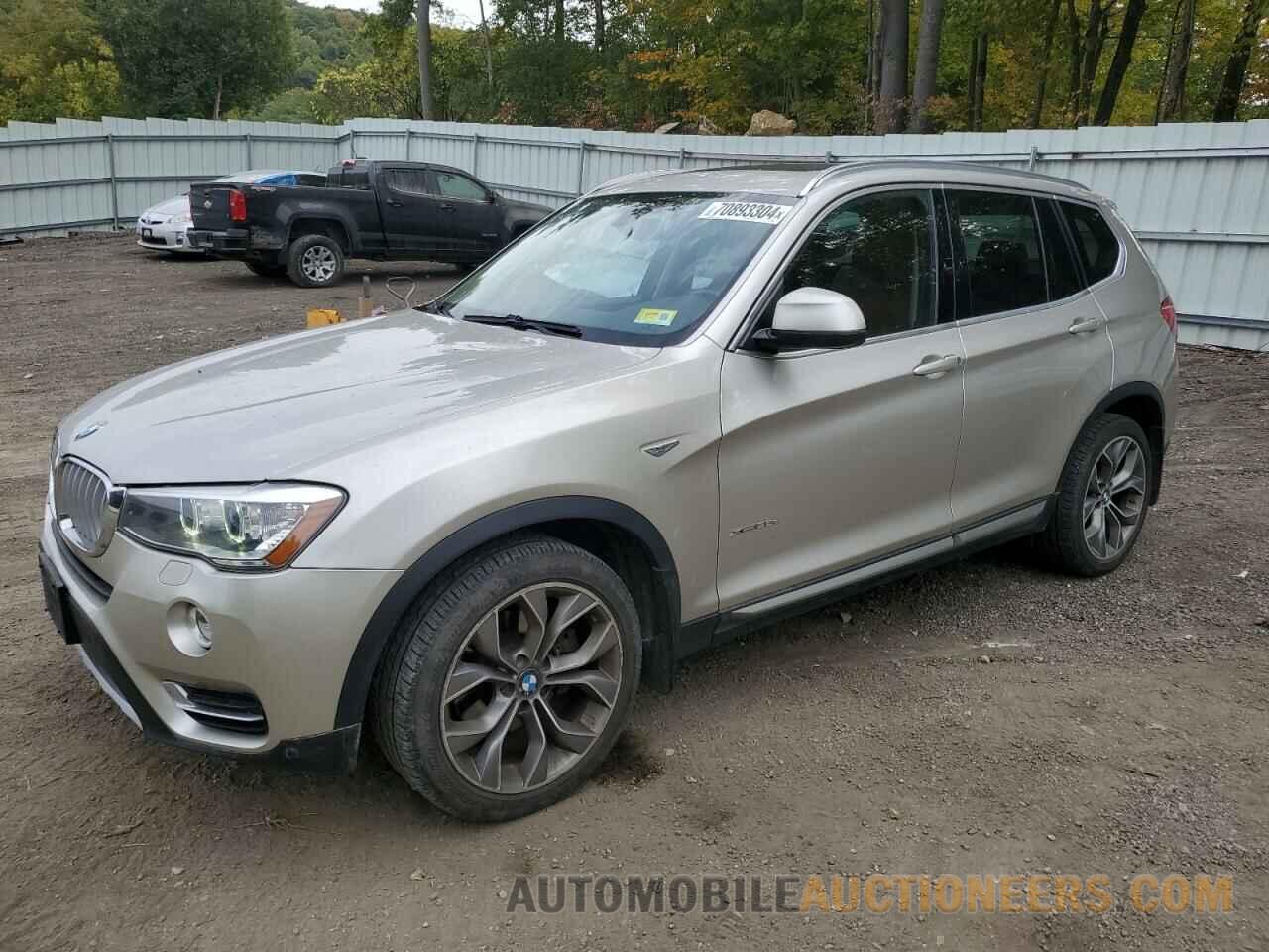 5UXWY3C53F0E96207 BMW X3 2015